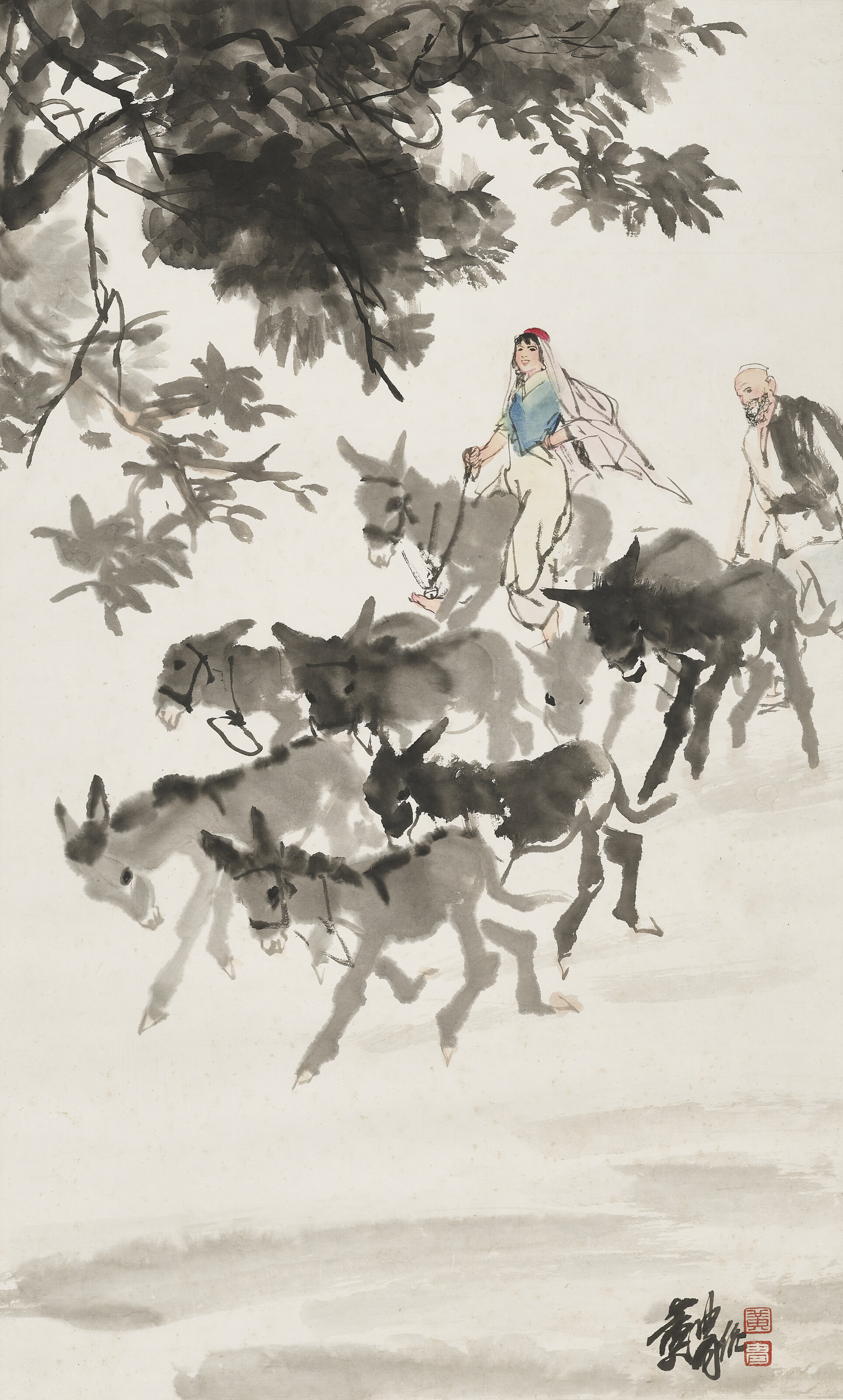 八3104【中古品】 徐悲鴻　奔馬圖 複製画　昭和六十三年十二月二十日発行 八3104【中古品】 徐悲鴻 奔馬圖 複製画 昭和六十三年十二
