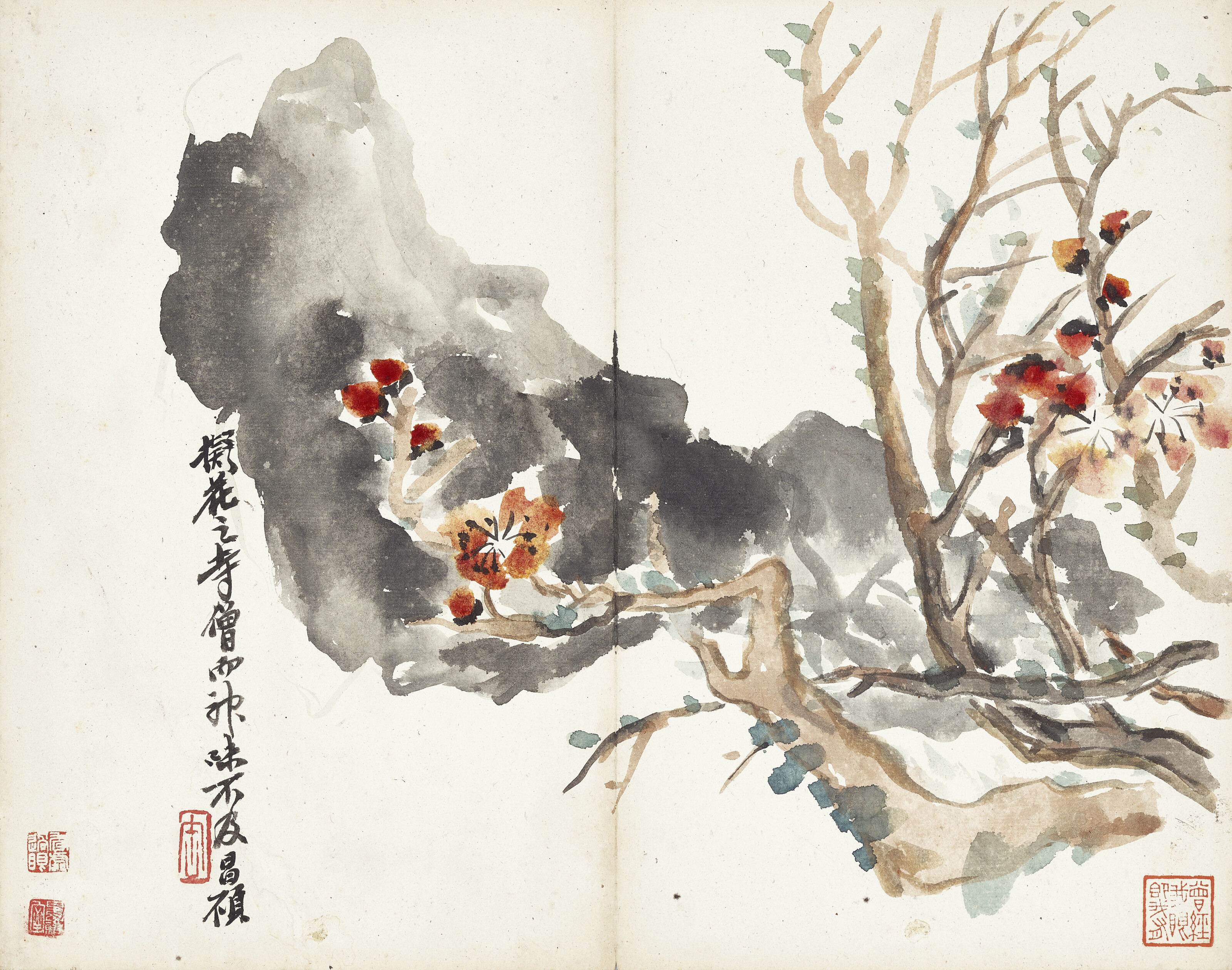 吳昌碩（1844-1927）, 書畫合璧| Christie's