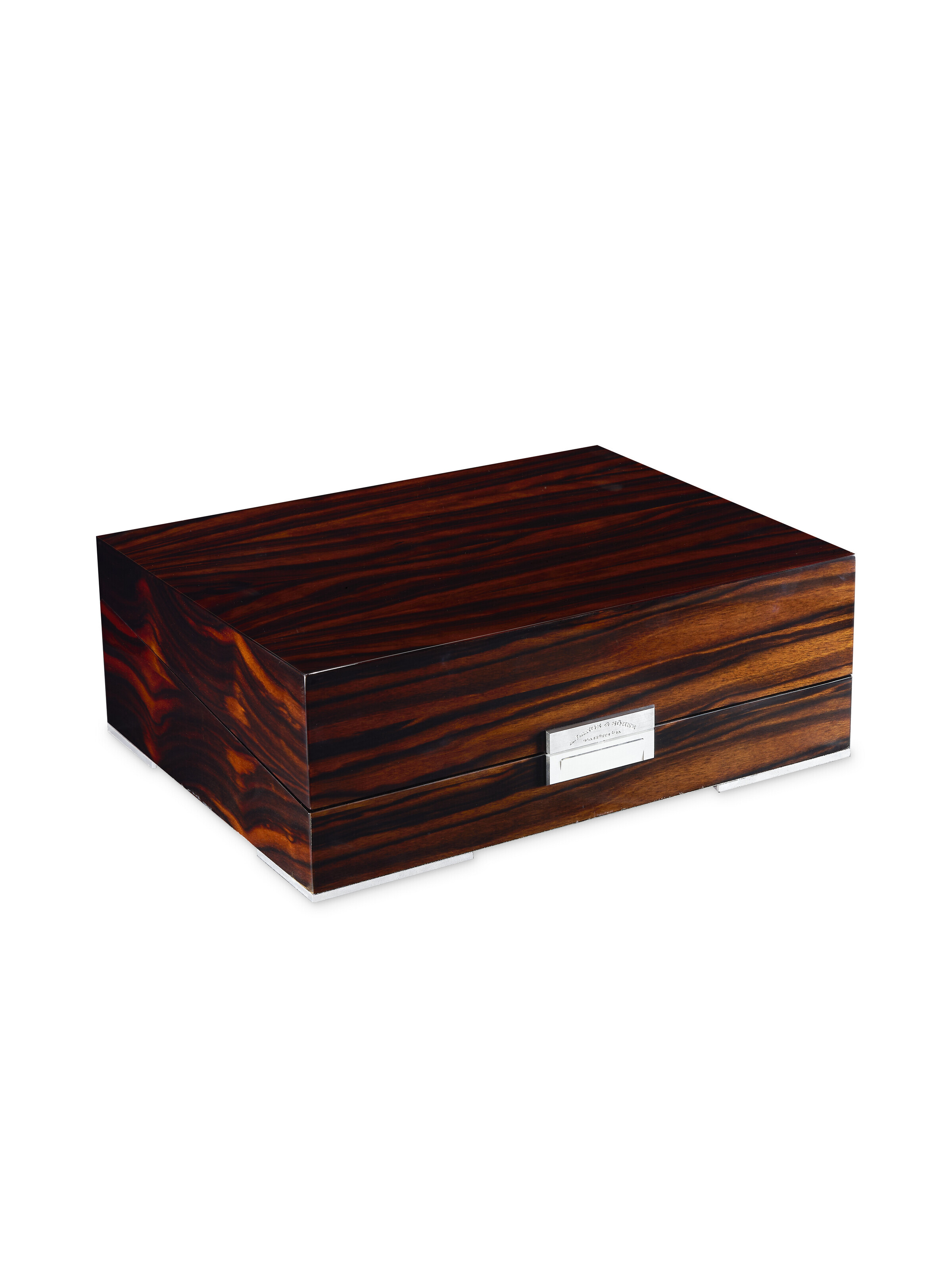 A. LANGE & SÖHNE. A WOODEN PRESENTATION BOX, MADE FOR THE