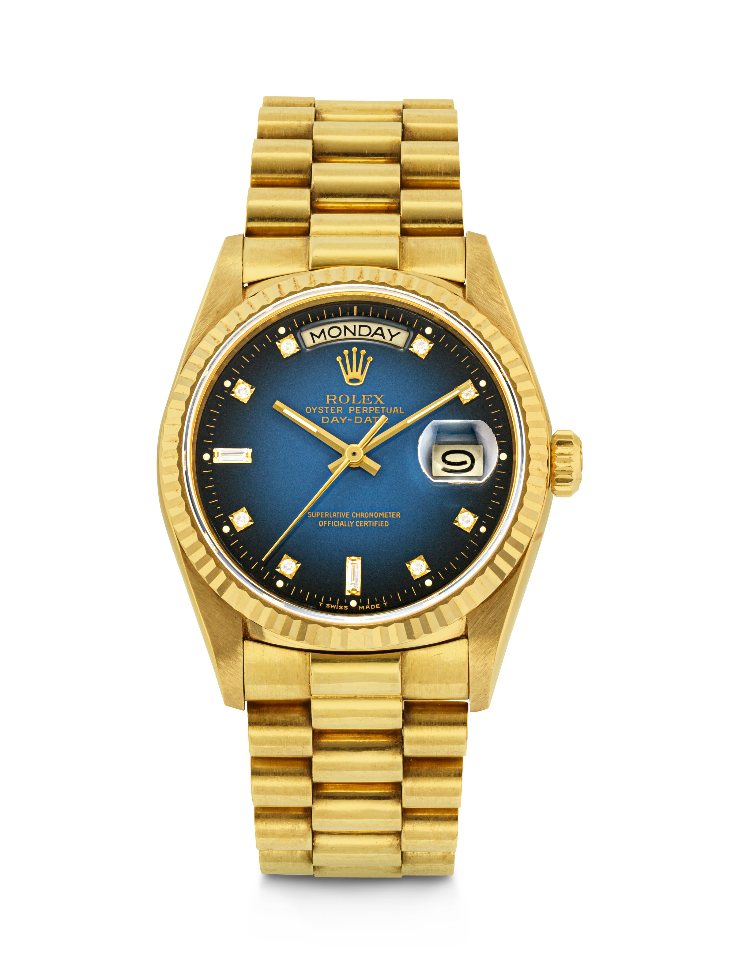 ROLEX, DATEJUST WITH ONYX AND DIAMOND-SET DIAL, REF. 16238, CASE NO.  S991634 | Christie's