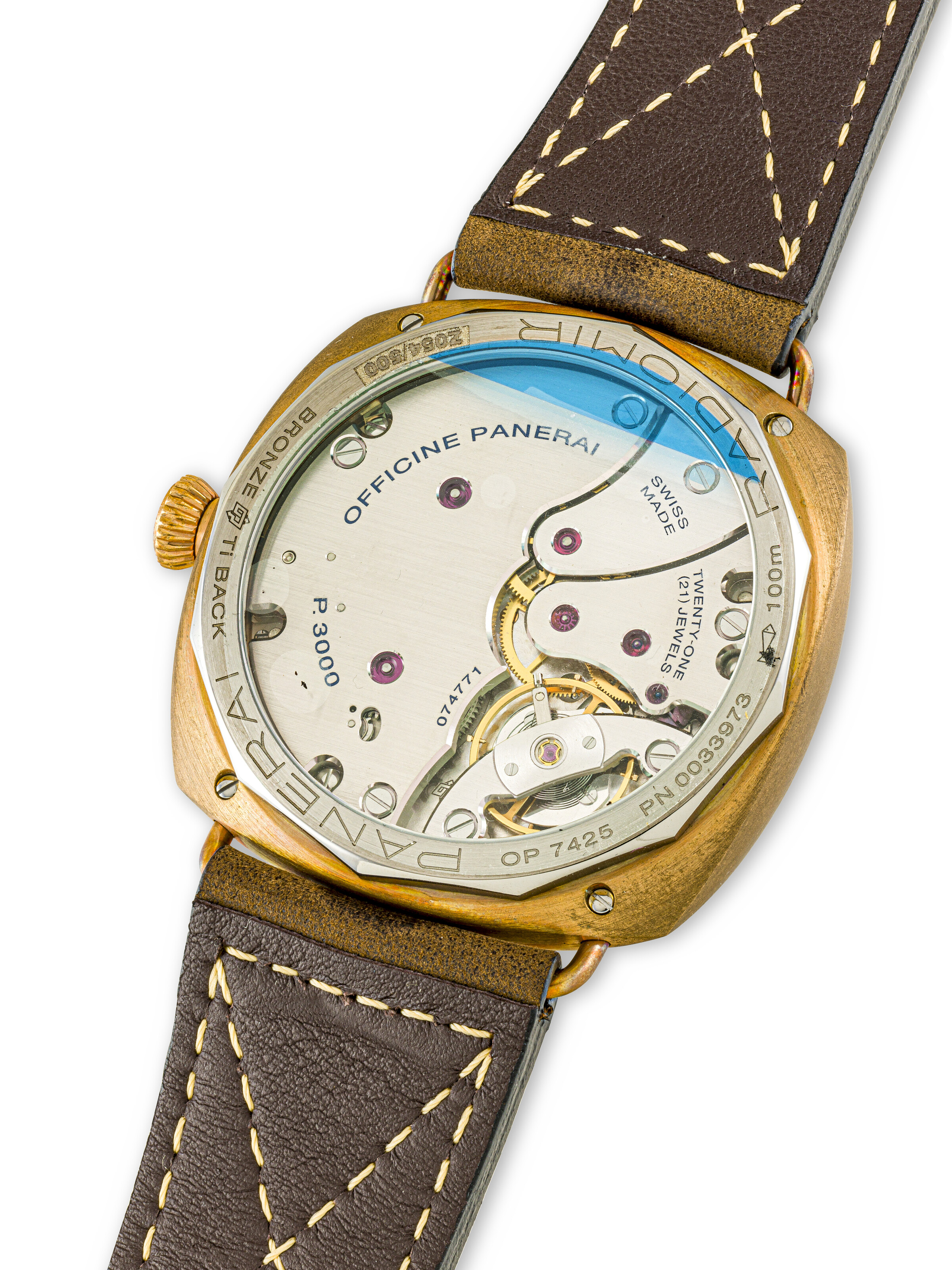 PANERAI, RADIOMIR BRONZO, PAM00760, CASE Z054/500 AND