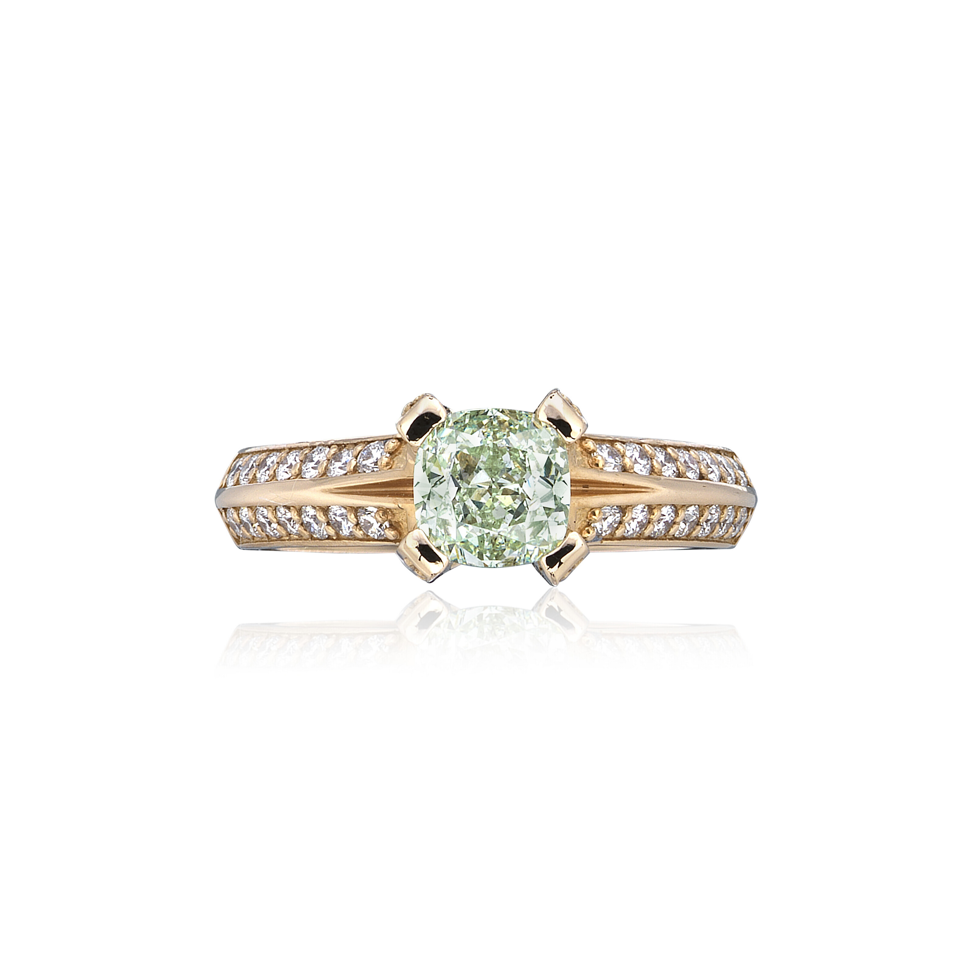 COLOURED DIAMOND AND DIAMOND RING, | Christie’s