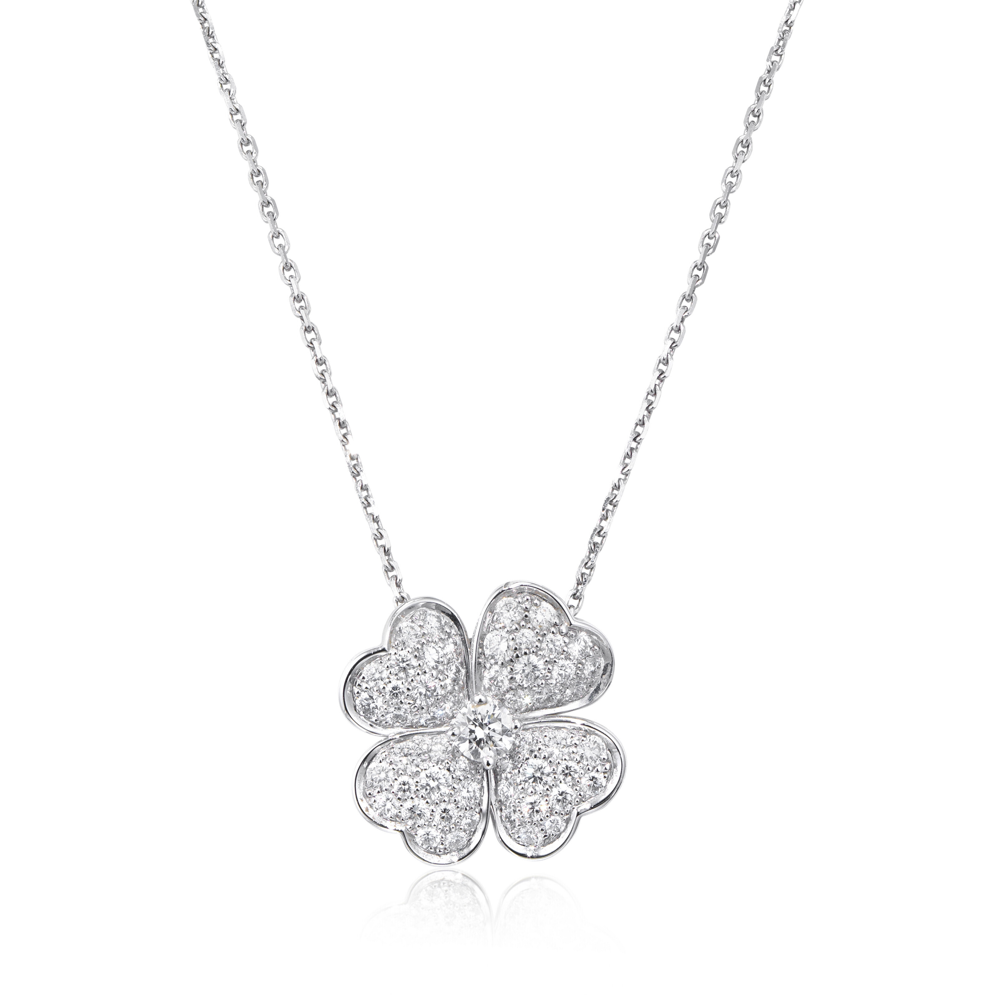 VAN CLEEF & ARPELS SET OF DIAMOND 'COSMOS' JEWELLERY