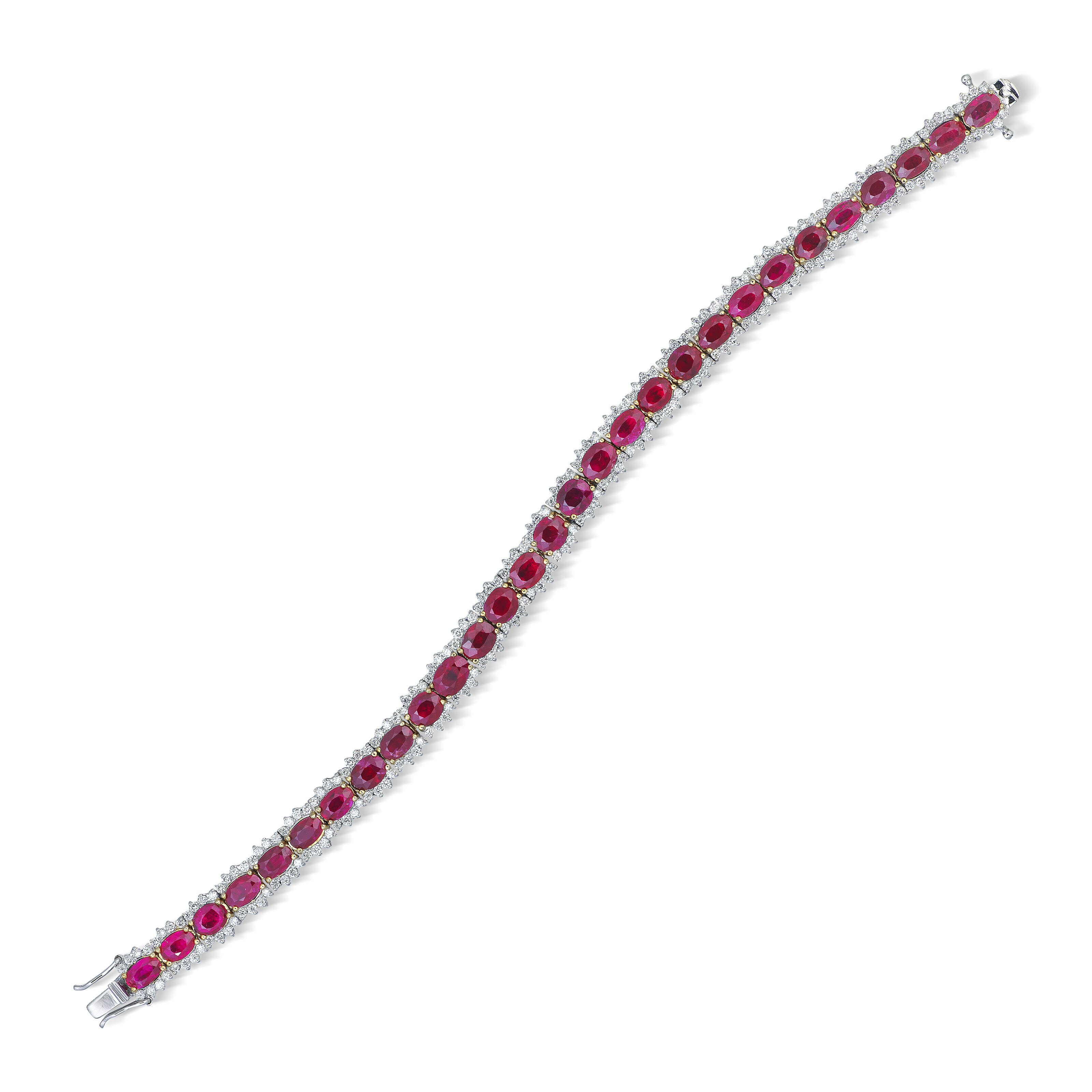 Catalog image of RUBY AND DIAMOND BRACELET