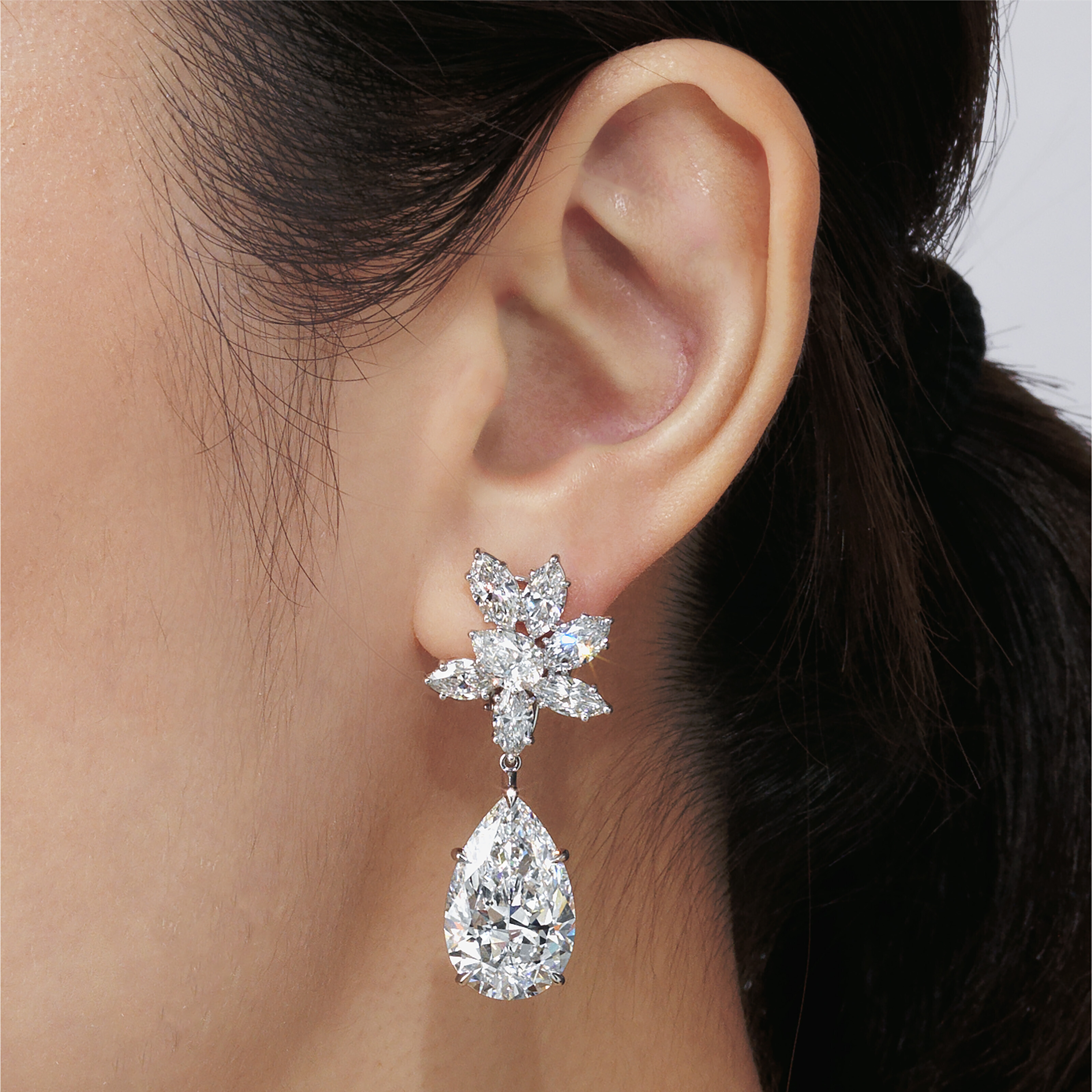 Winston cluster earrings hot sale