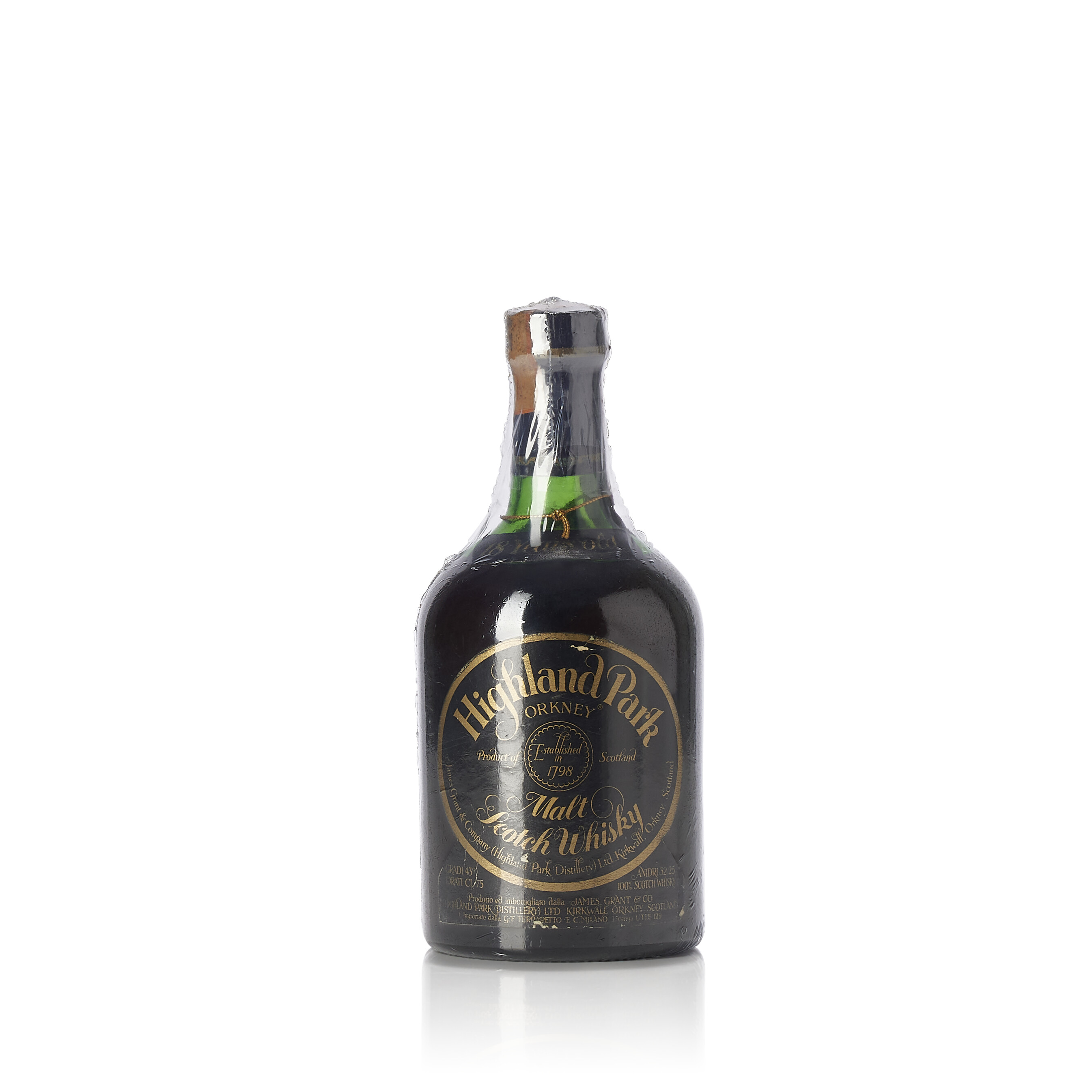 HIGHLAND PARK18years AmericanOakButt 空瓶 Highland Park 18 Year Old 1960, 43% vol. Distilled in 1960 and