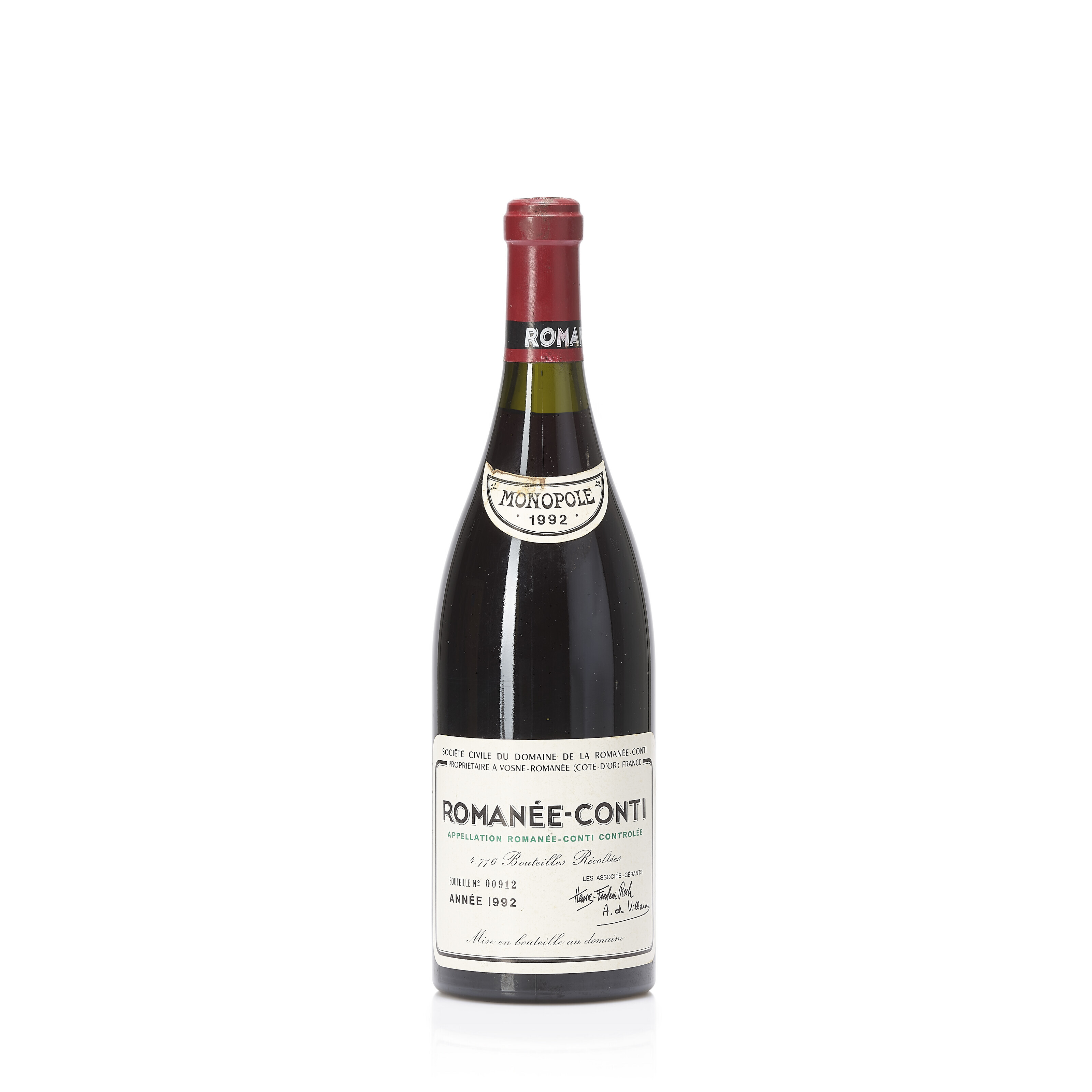 Domaine de la Romanee-Conti, Romanée-Conti 1991 | Christie's