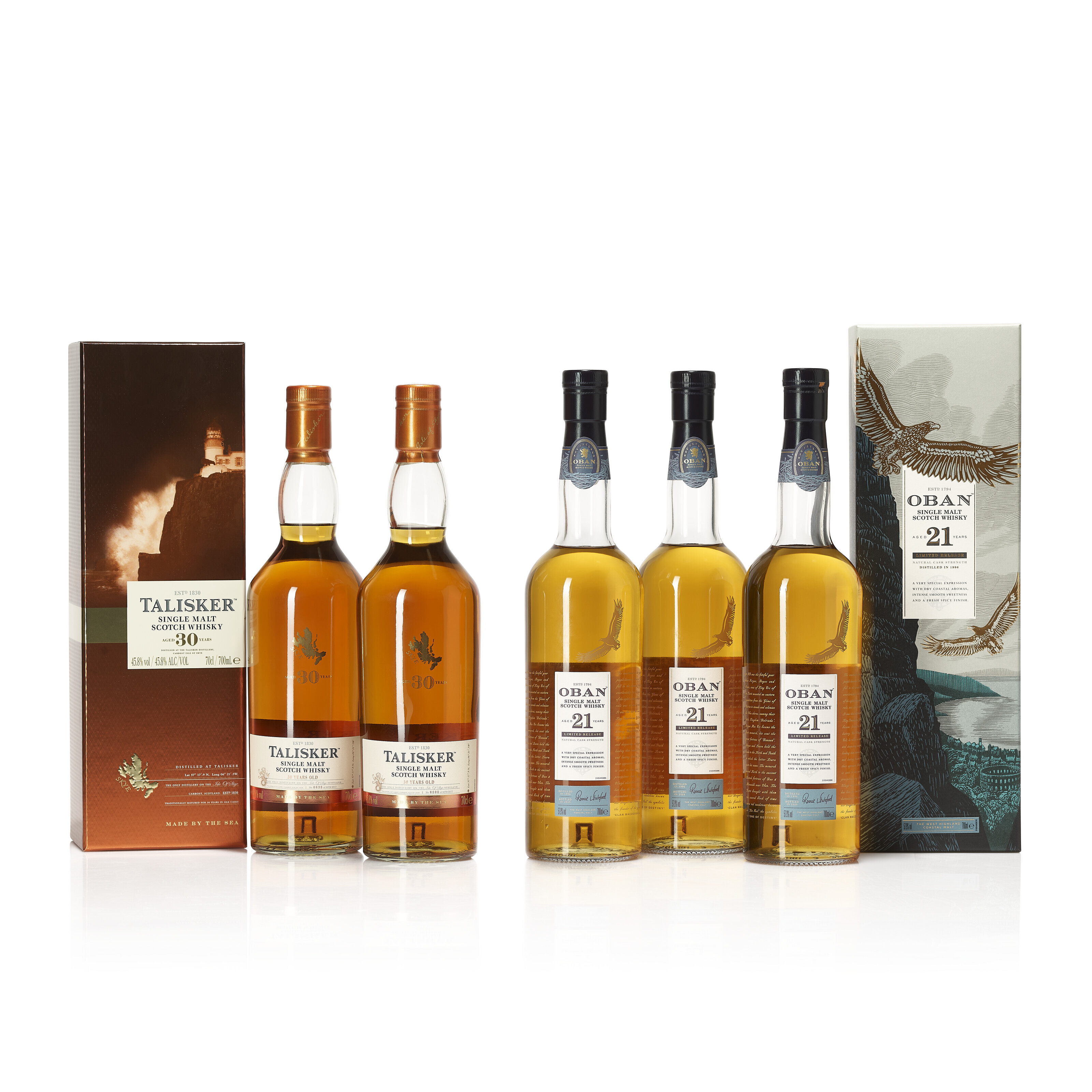 Talisker 30 Year Old, 45.8 vol, bottled in 2017, bottle s6590, 6635