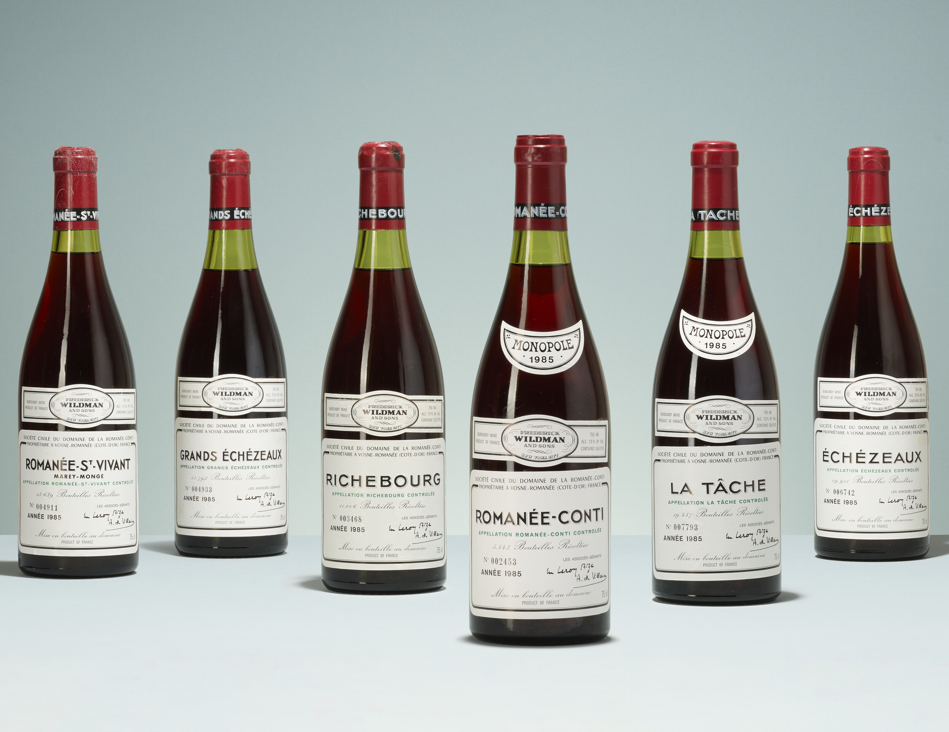 Domaine de la Romanee-Conti, Assortment Case 1985, Domaine de la