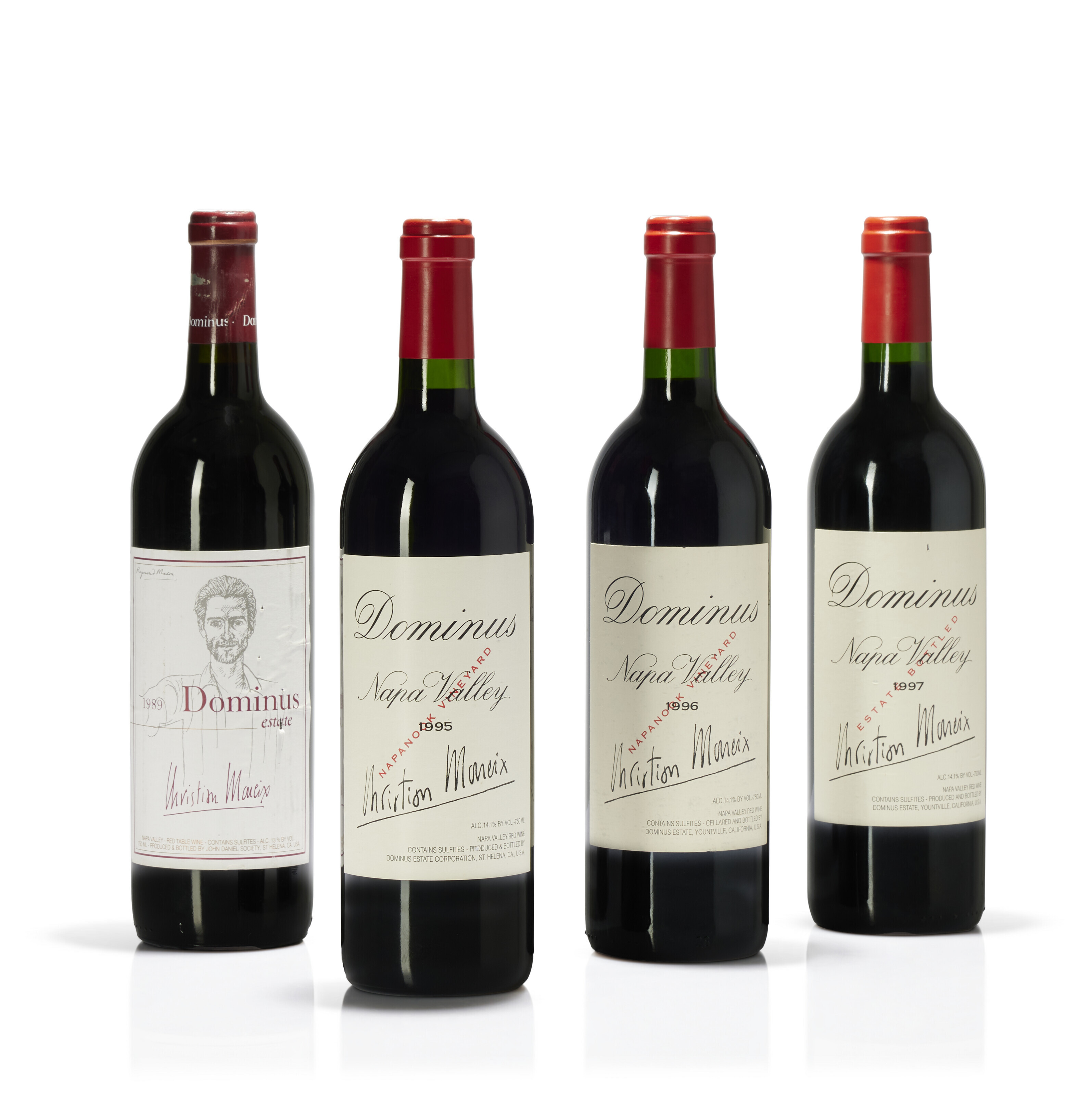 Mixed 1980's - 1990's Dominus, 1985u. bn, very lightly bin-soiled label ...