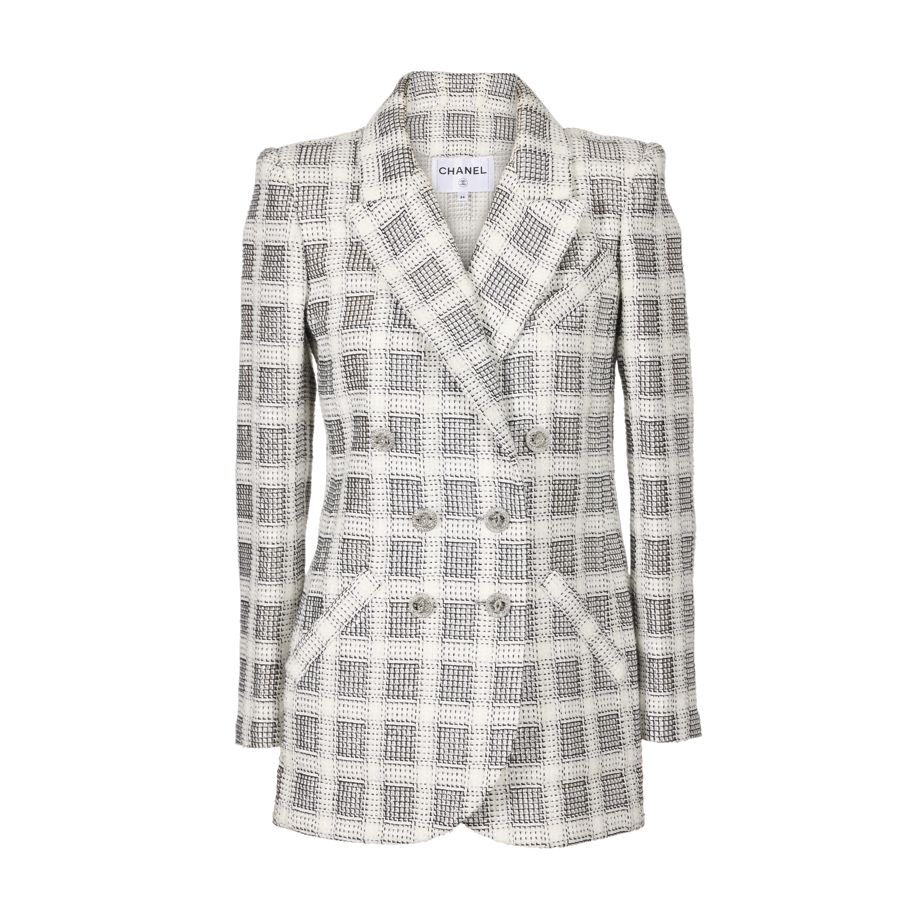 A BLACK & WHITE TWEED JACKET, CHANEL, SPRING-SUMMER 2020 | Christie's