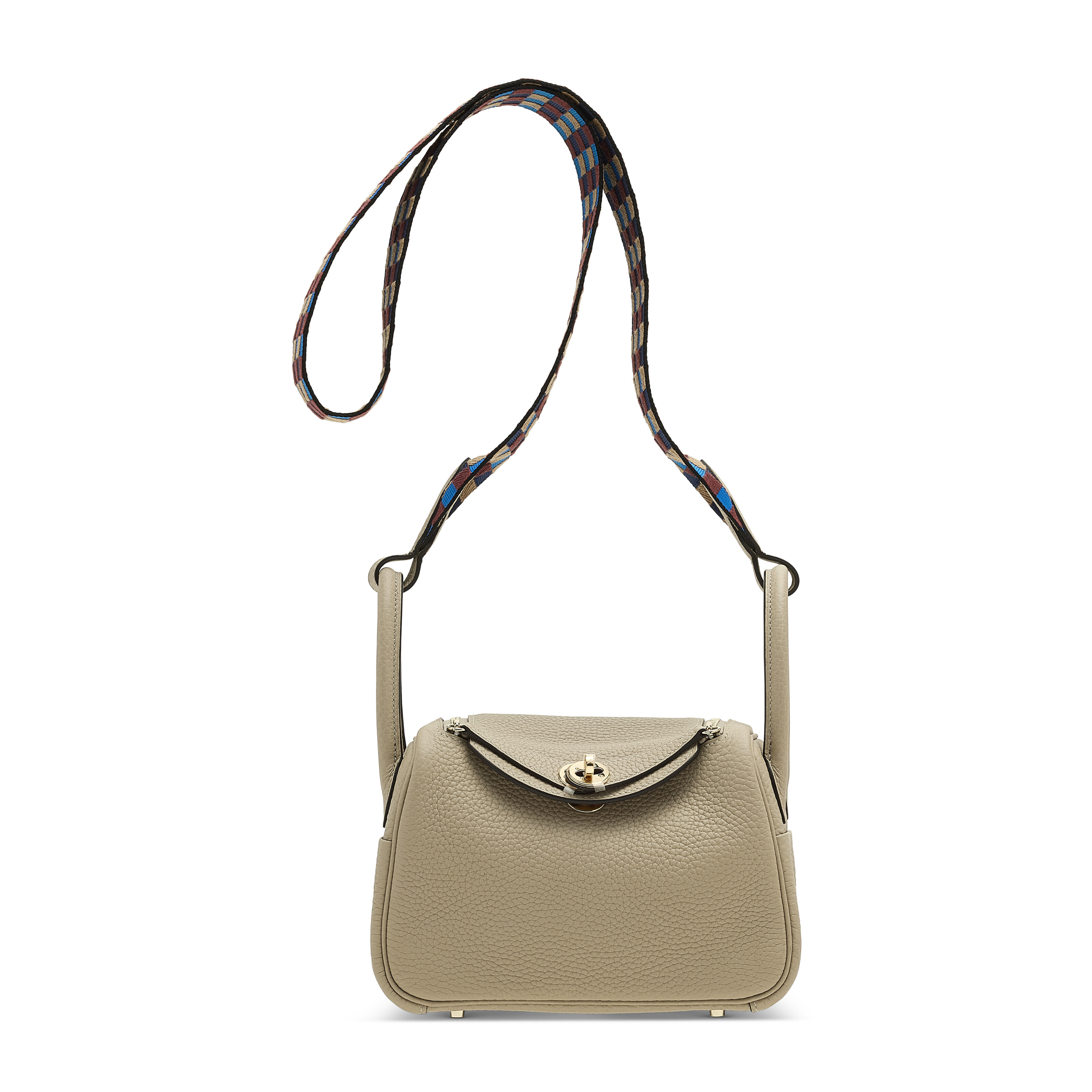 A LIMITED EDITION TRENCH & GRIS ASPHALT CLÉMENCE LEATHER MAXI