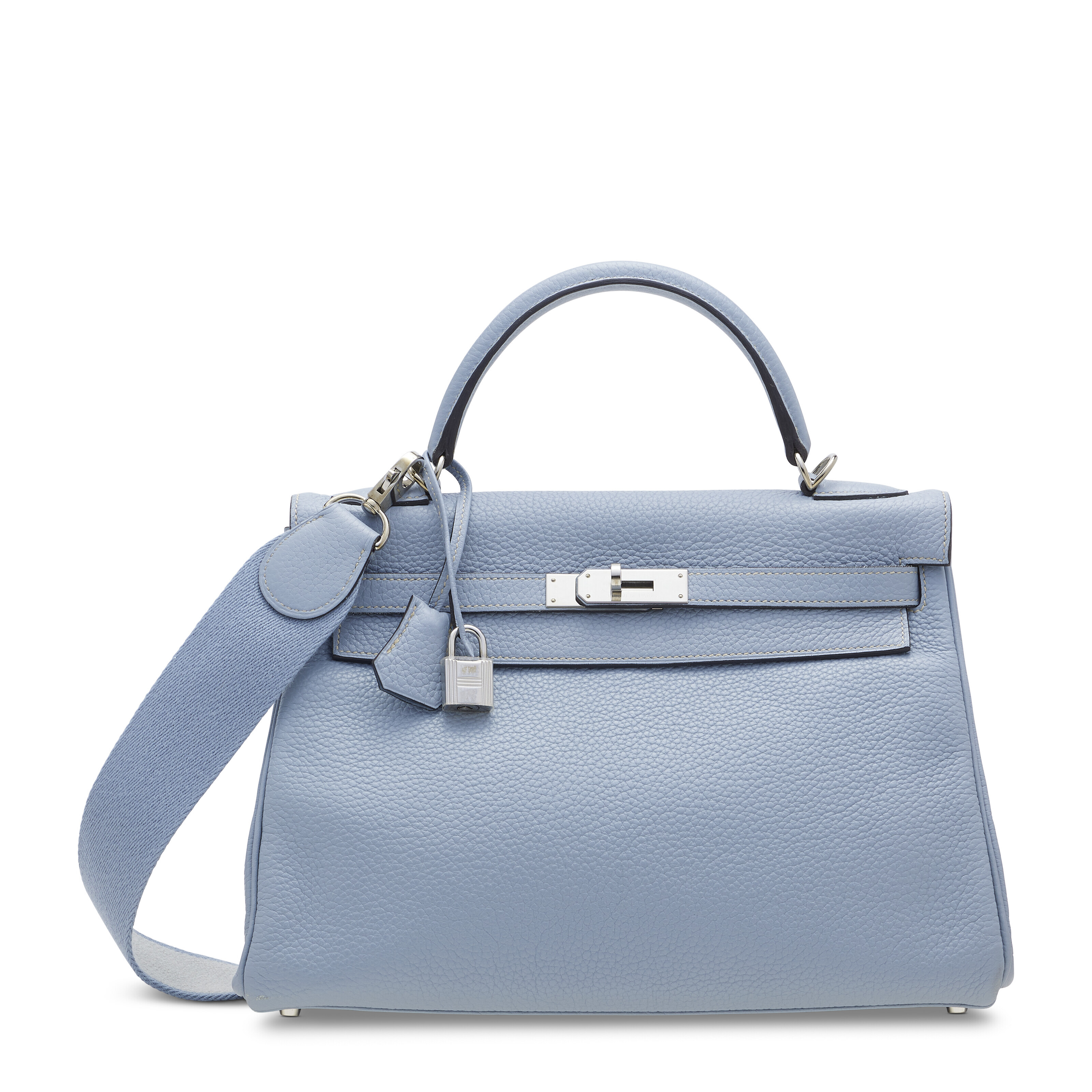 kiki様　HERMES 青 レザー リングノート　新品未使用　ブルージーン A BLEU LIN CLÉMENCE LEATHER RETOURNÉ KELLY AMAZONE 32 WITH