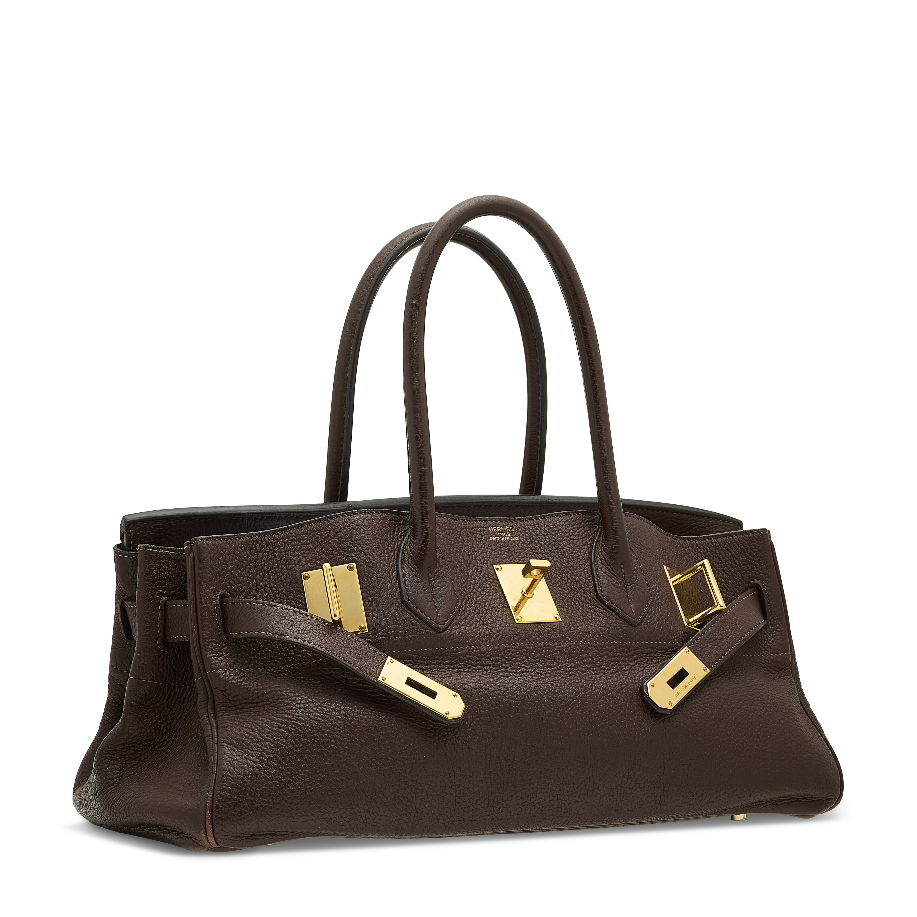 希少⭐︎HERMES オートクチュール レザーワッペン チノパンツ