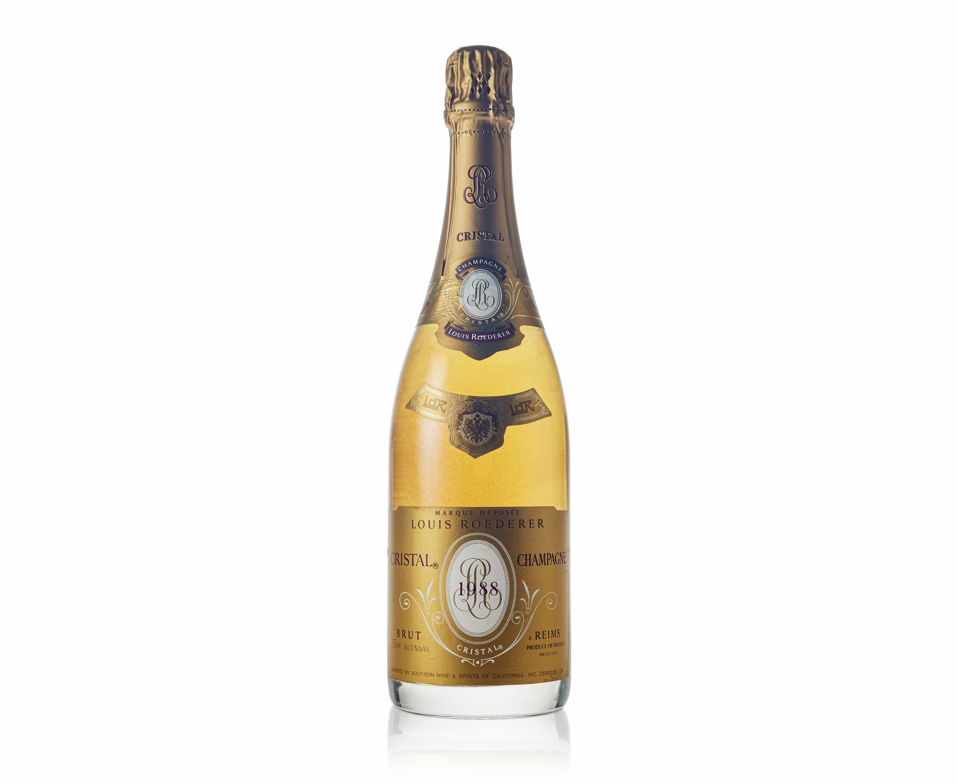 Louis Roederer, Cristal 1988, ReimsLevel into foilPurchased from ...
