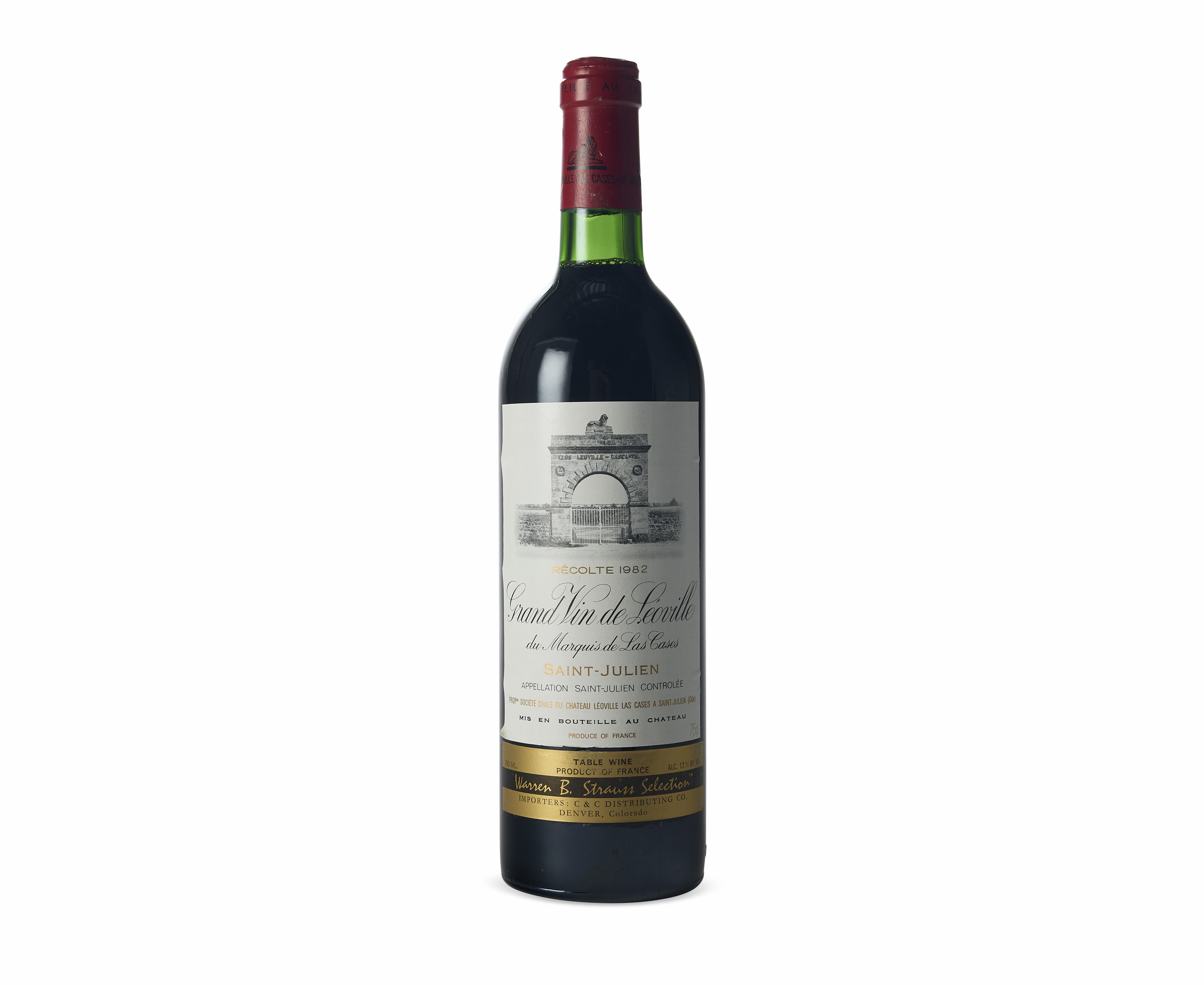 Château Léoville Las Cases 1982, SaintJulien, 2ème Cru Classéu.12ts
