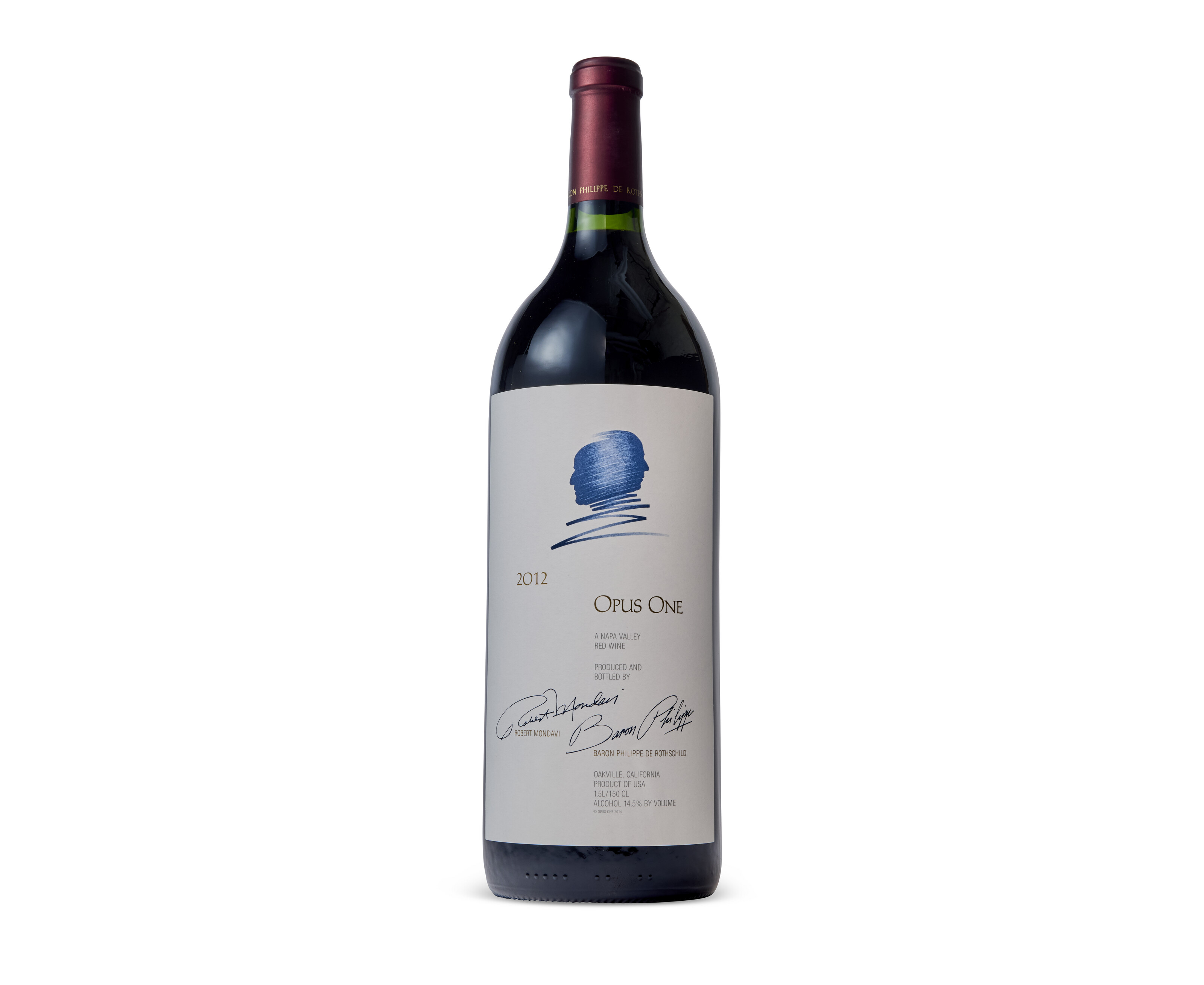 Opus One 2001, Napa Valley 1 nicked label, 1 slightly crinkled