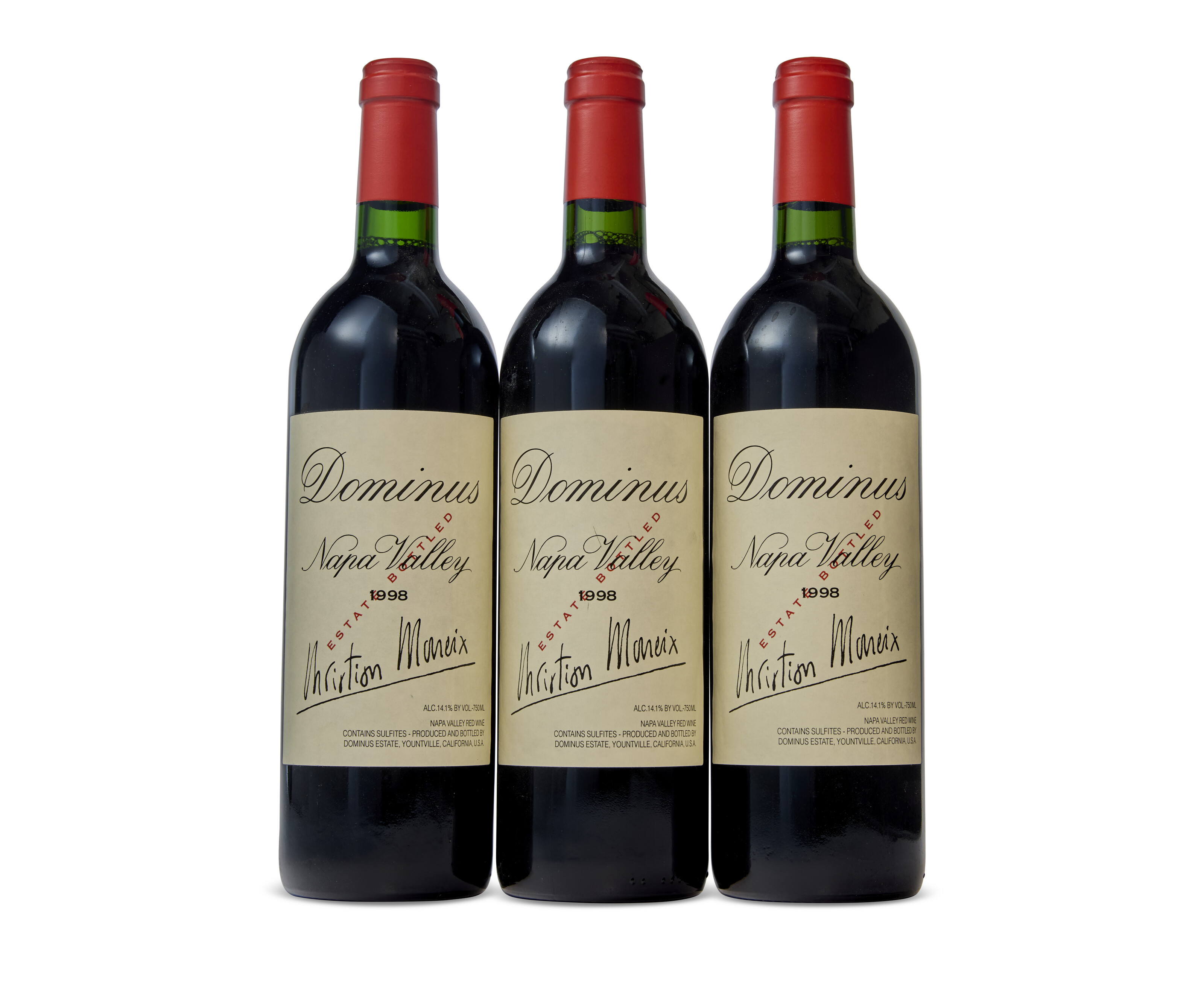 Opus One 2001, Napa Valley 1 nicked label, 1 slightly crinkled