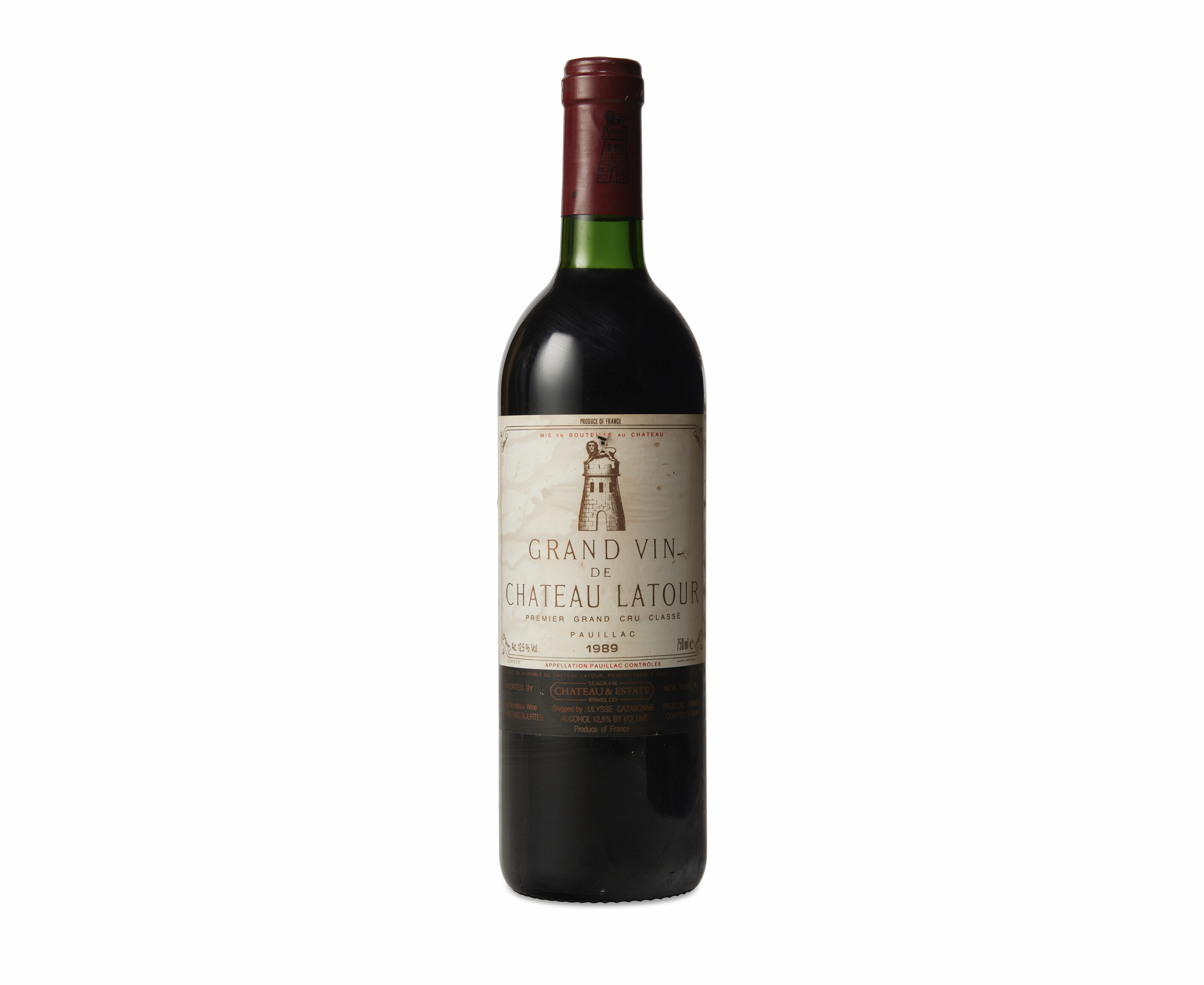 Château Latour 1989, Pauillac, 1er Cru Classéu.10ts or better, 2 