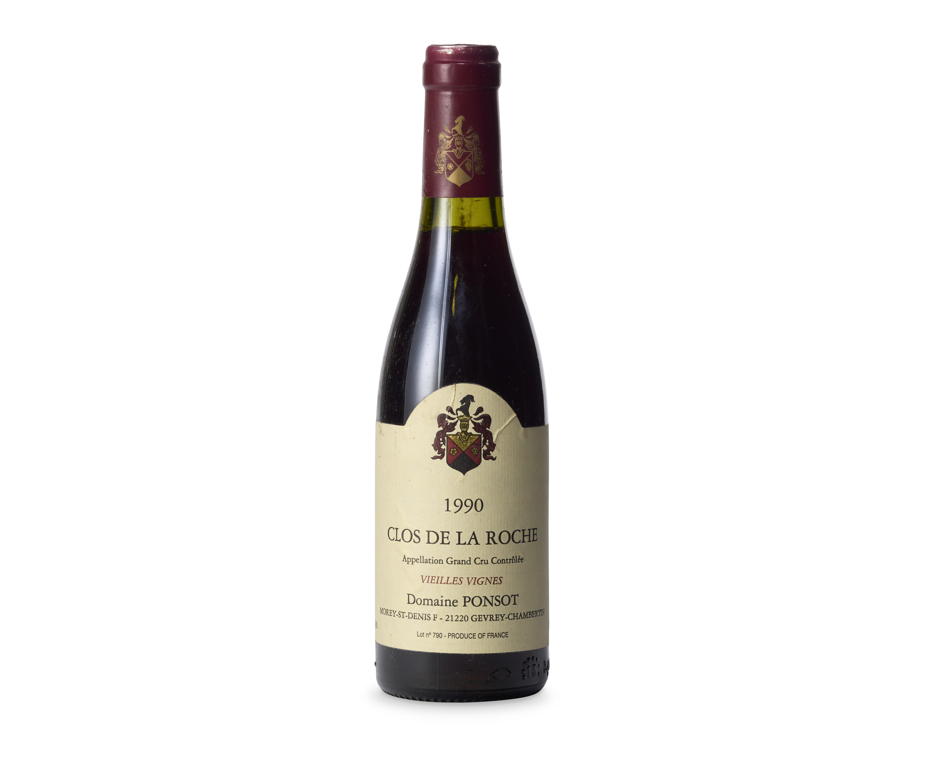 Domaine Ponsot, Clos de la Roche, Vieilles Vignes 1990, Côte de 