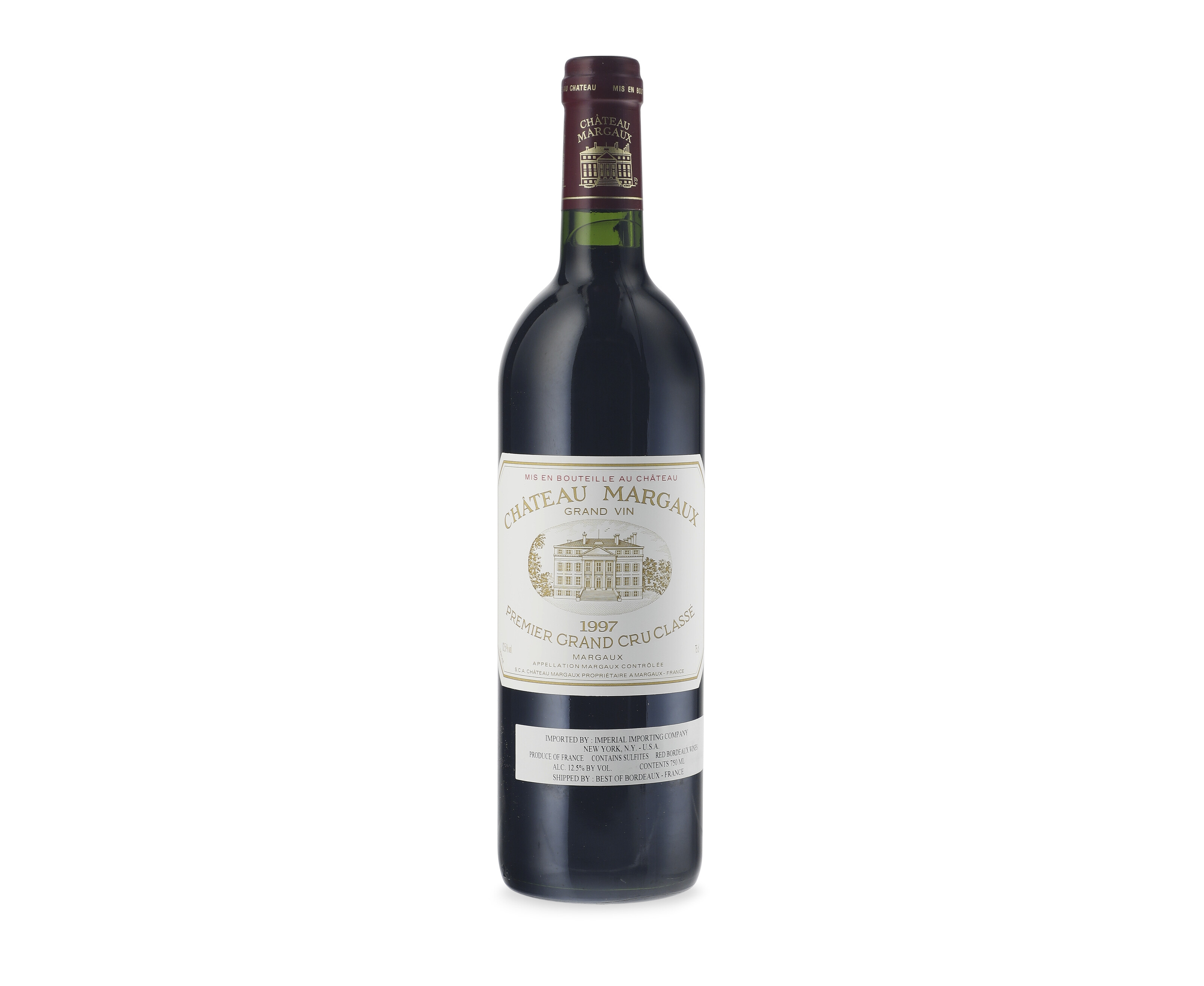 Château Margaux 1997, Margaux, 1er Cru ClasséLevels into neck 