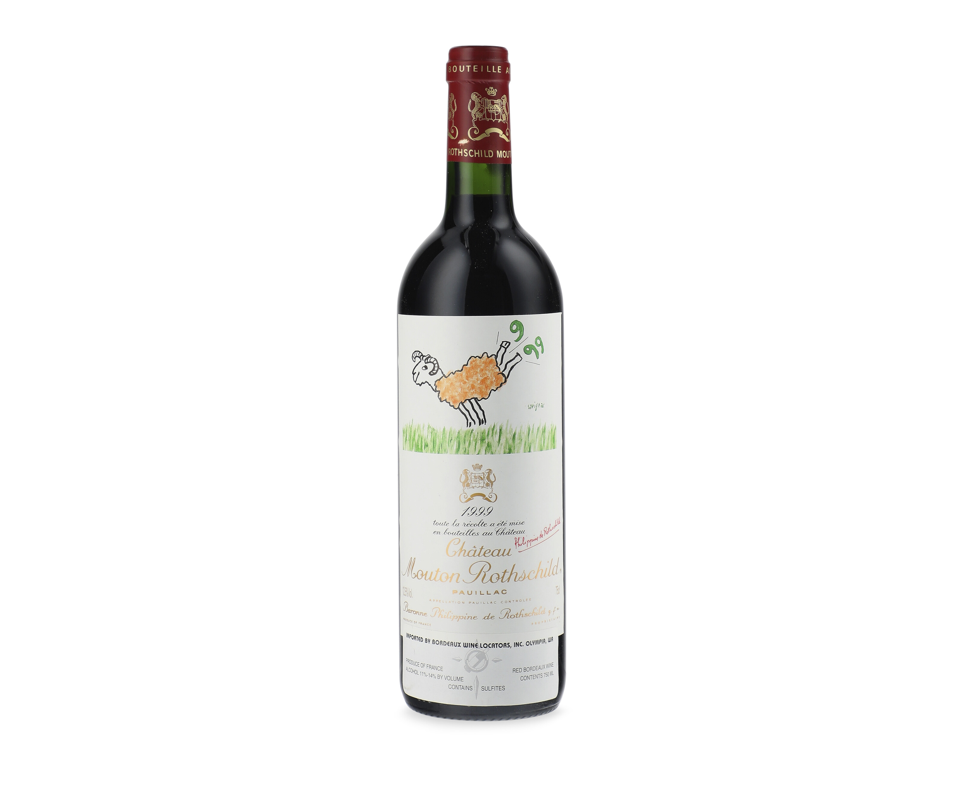 Château Mouton Rothschild 1989, Pauillac, 1er Cru Classéu
