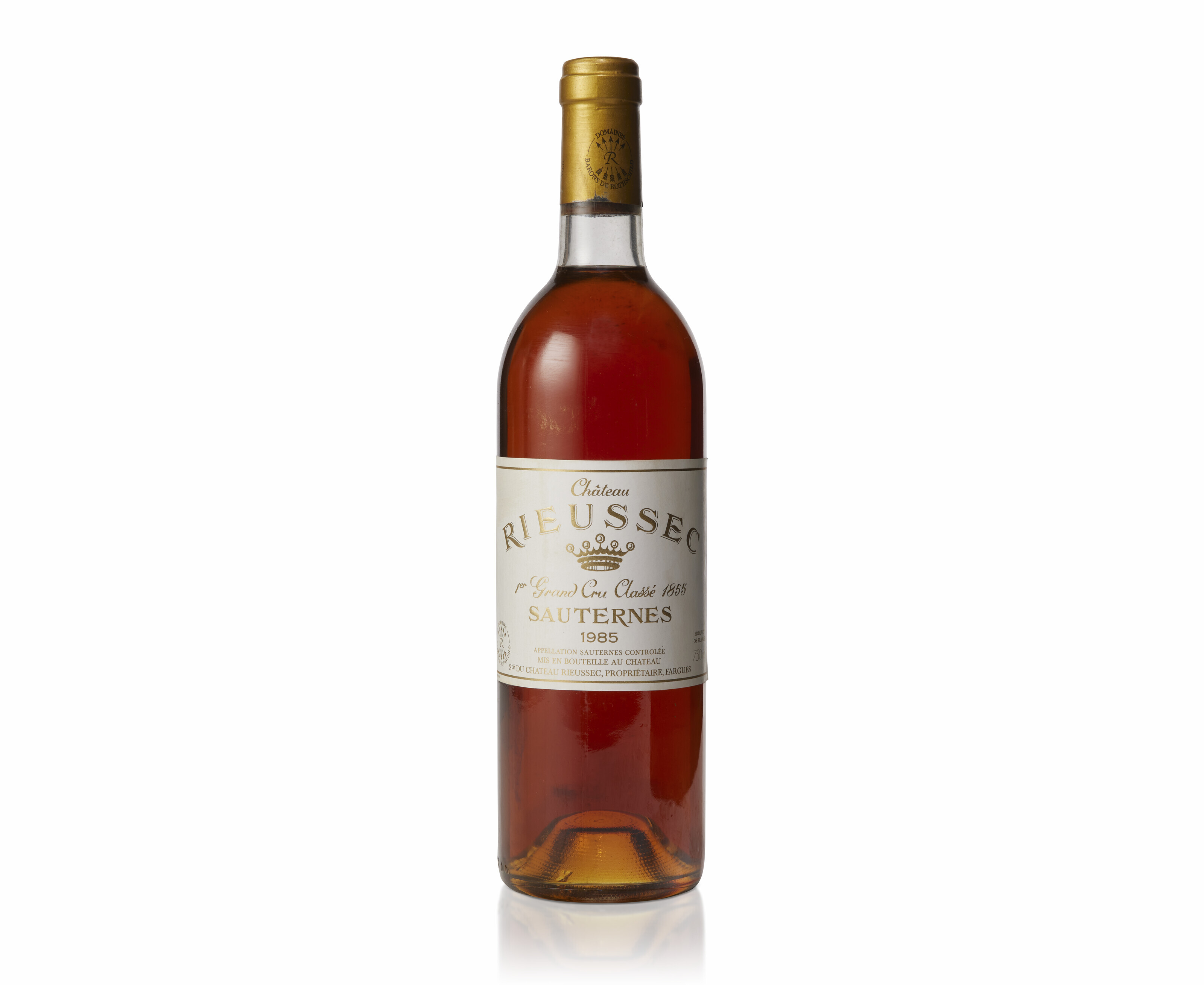 Château Rieussec 1985, Premier Cru Classé, SauternesBin-soiled labels ...