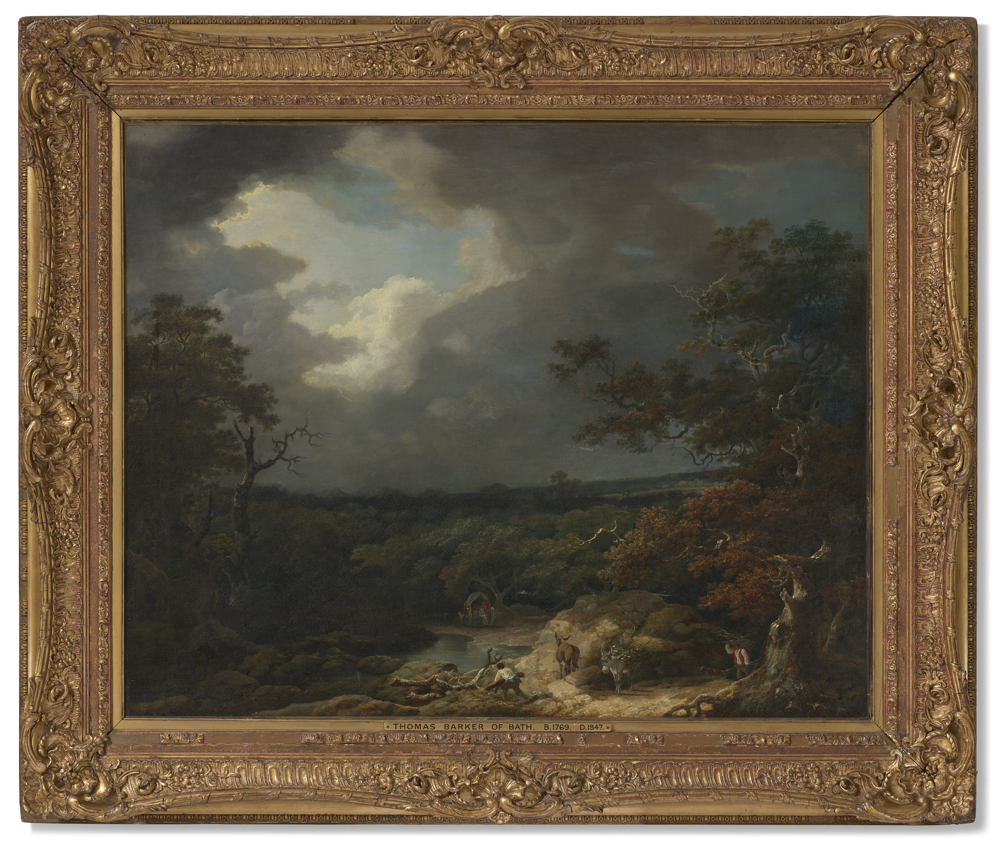 CIRCLE OF THOMAS BARKER OF BATH (PONTYPOOL 1769-1847 BATH), A stormy ...