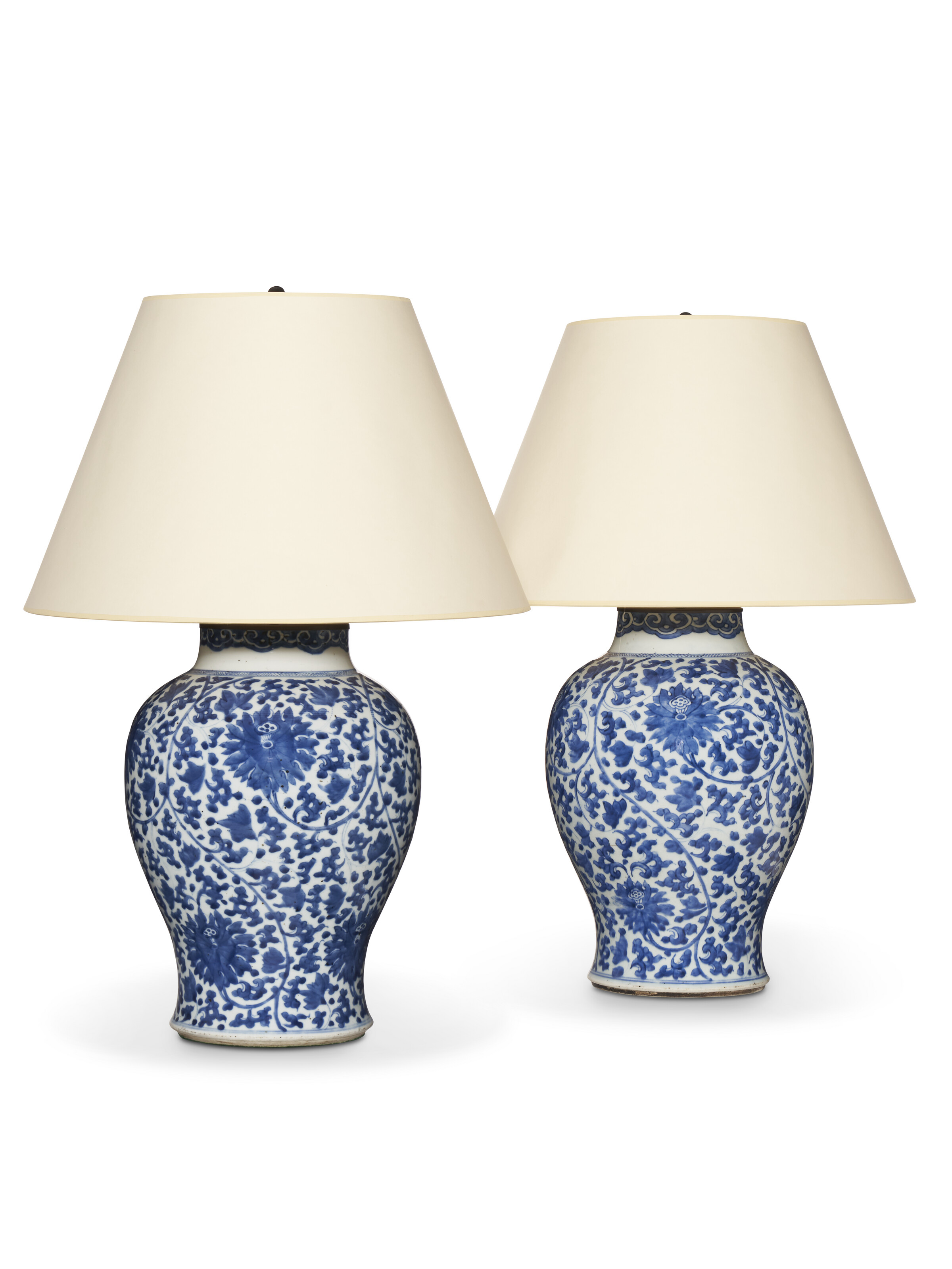 18th Century Spanish Glazed Ceramic Jar Mounted as a Table Lamp