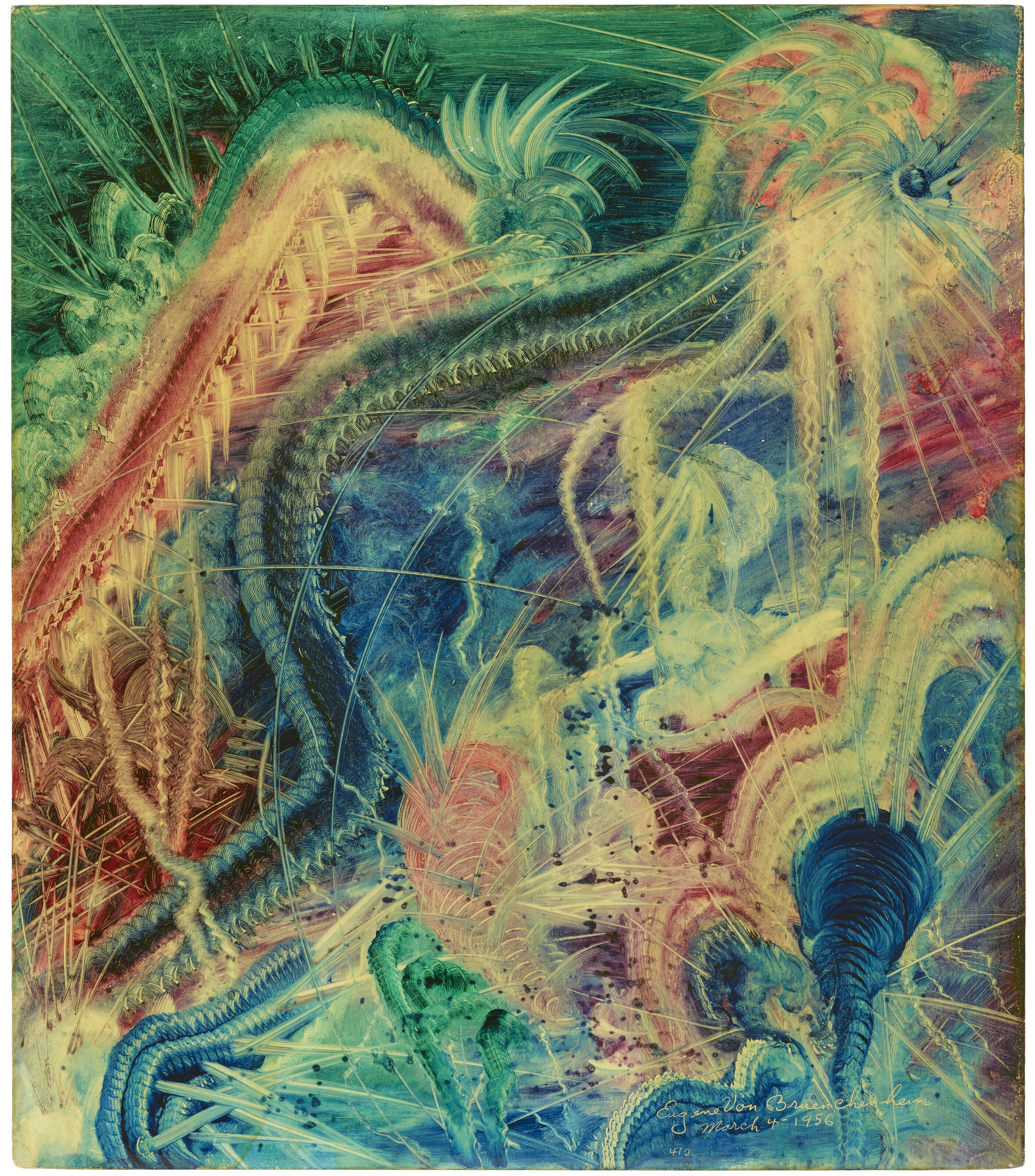 EUGENE VON BRUENCHENHEIN (1910-1983), UNTITLED (NO. 410) | Christie's