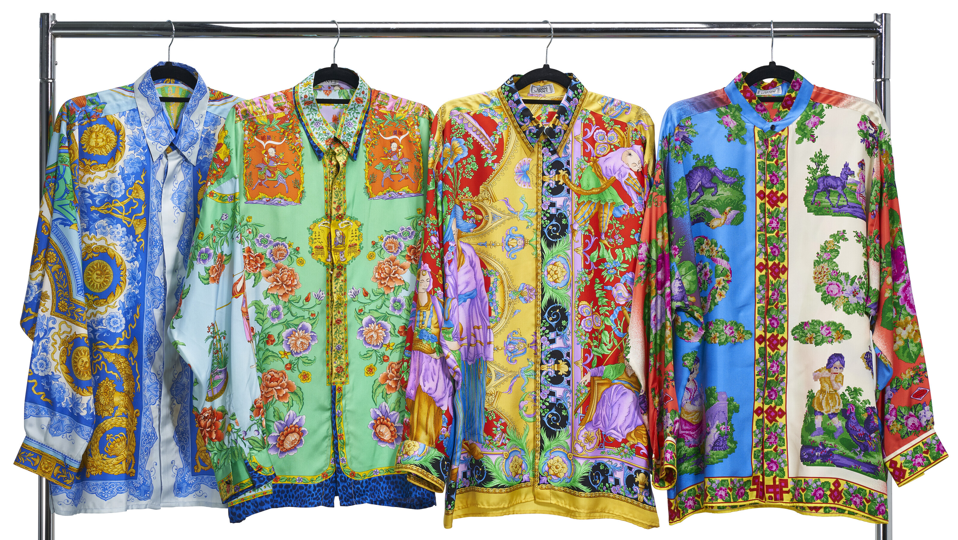 A GROUP OF FOUR SHIRTS GIANNI VERSACE CIRCA 1992 Christie s