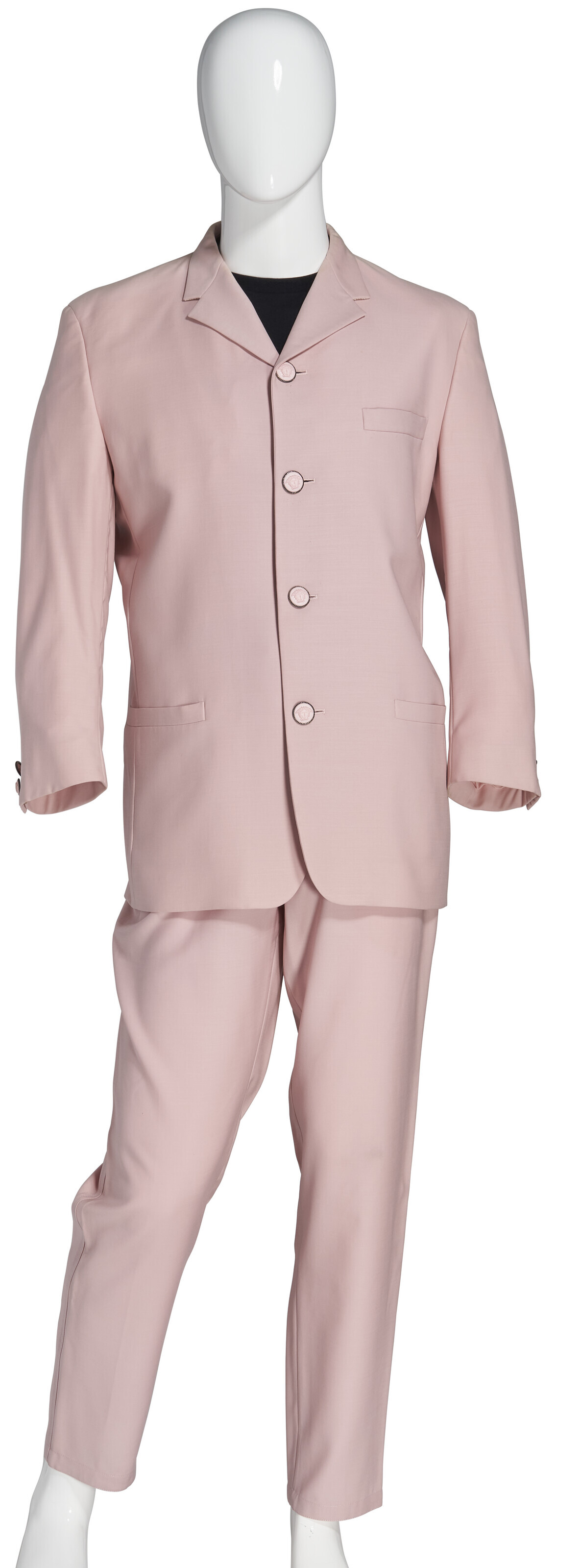 AN IVORY VELVET SUIT, GIANNI VERSACE, CIRCA 1996 | Christie's