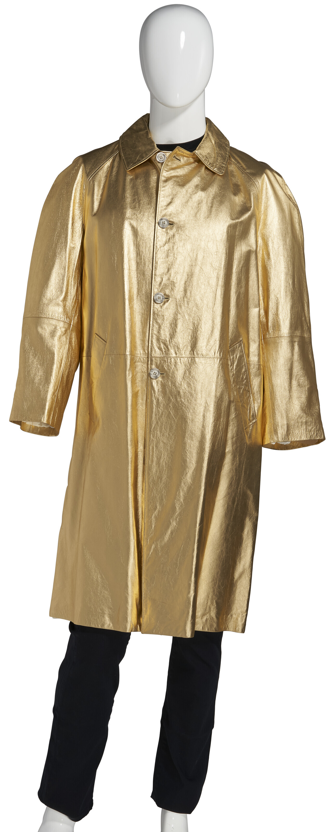 A GOLD LEATHER JACKET, GIANNI VERSACE, CIRCA 1996 | Christie's