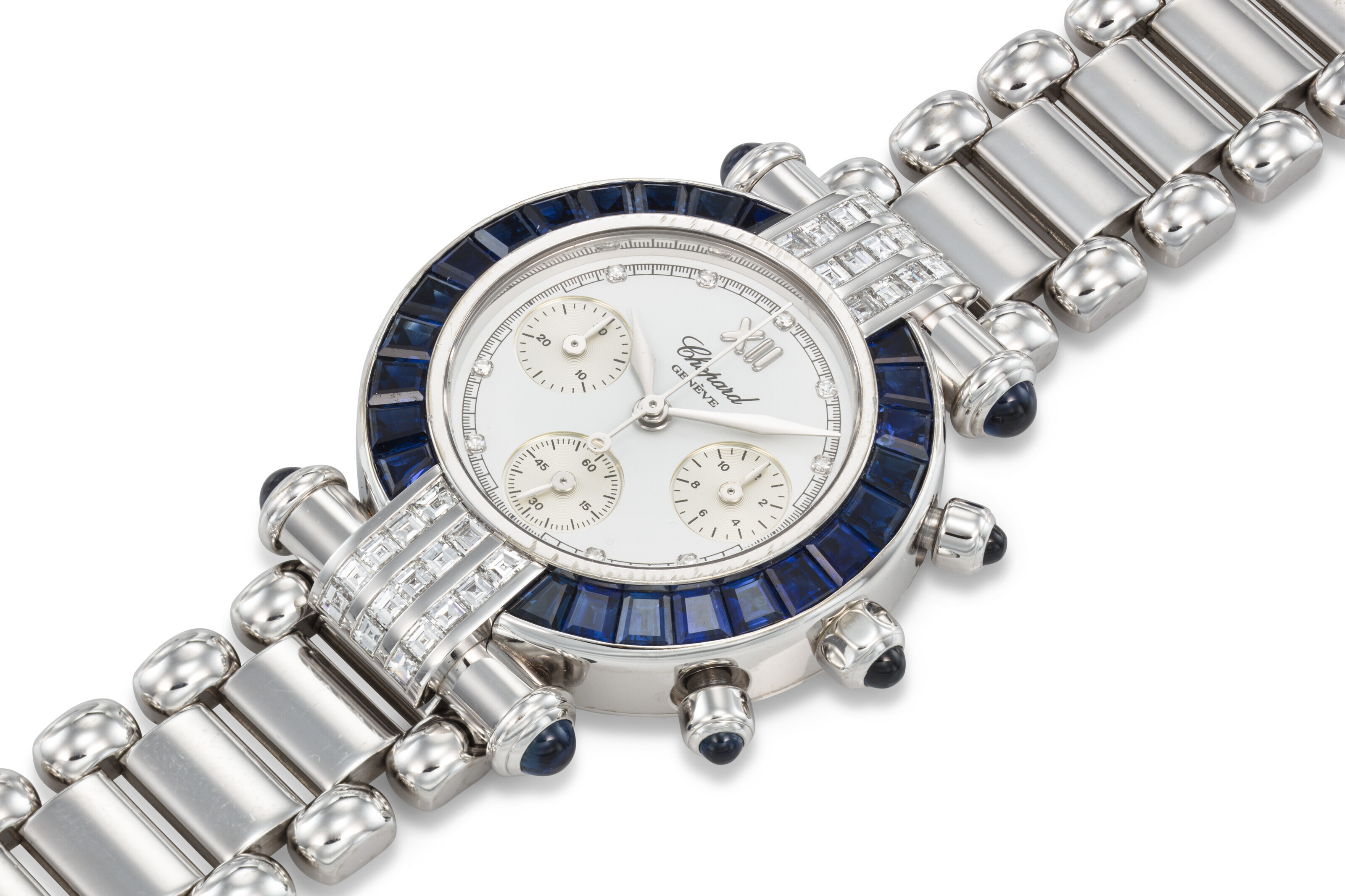 CHOPARD, WHITE GOLD, SAPPHIRE AND DIAMOND-SET 'IMPERIALE