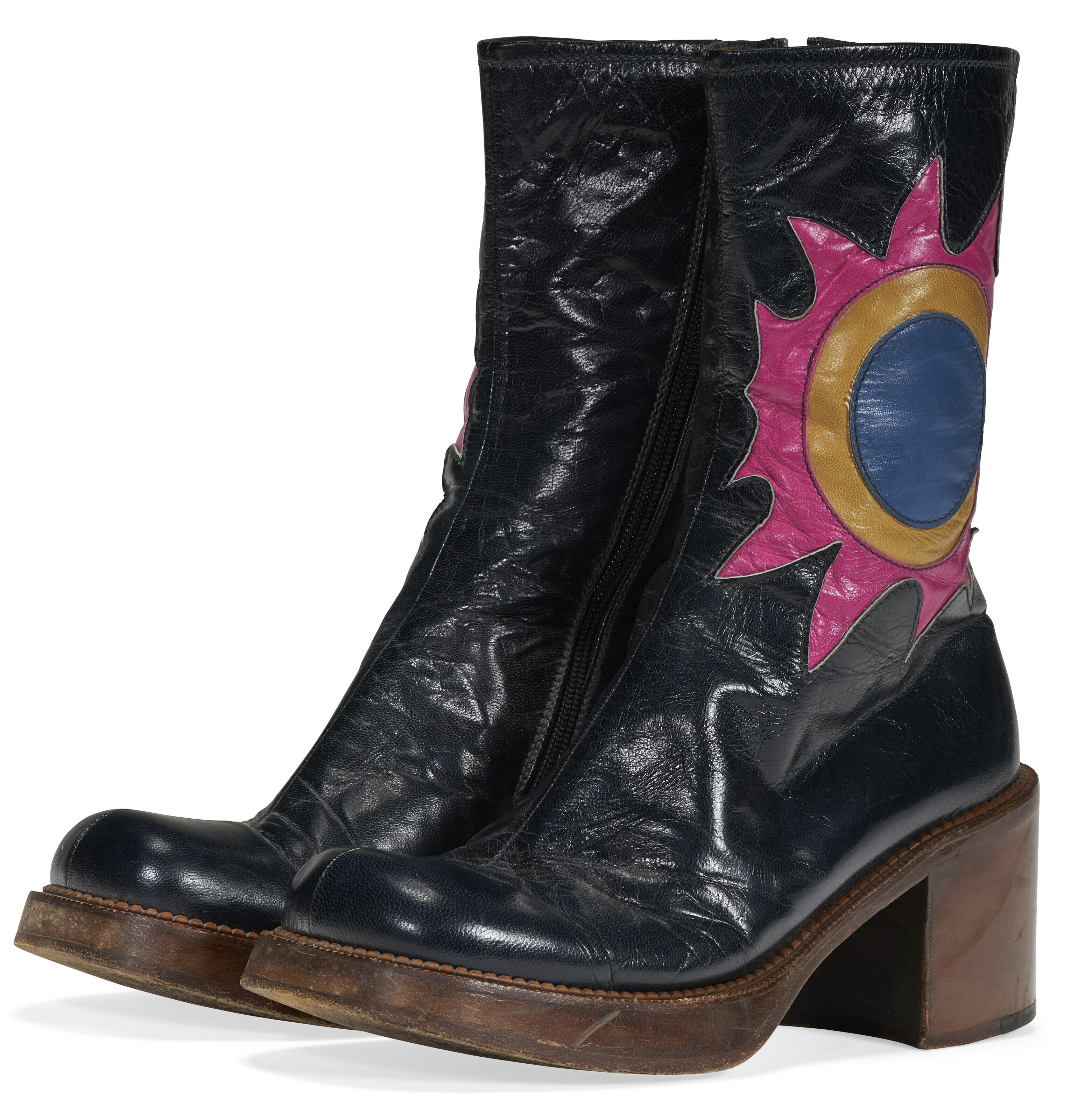 pursh leather boots