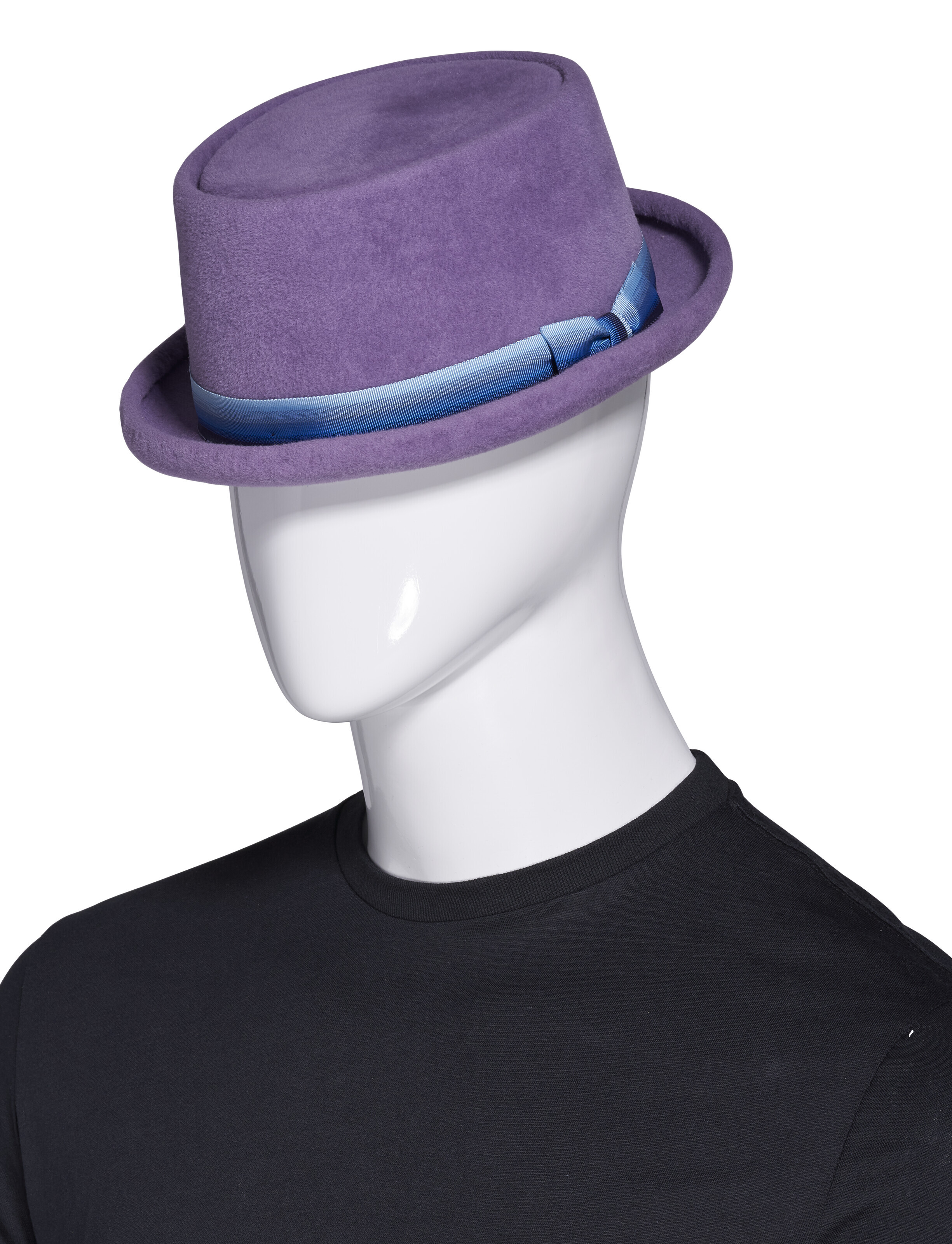 Purple pork pie hat sales