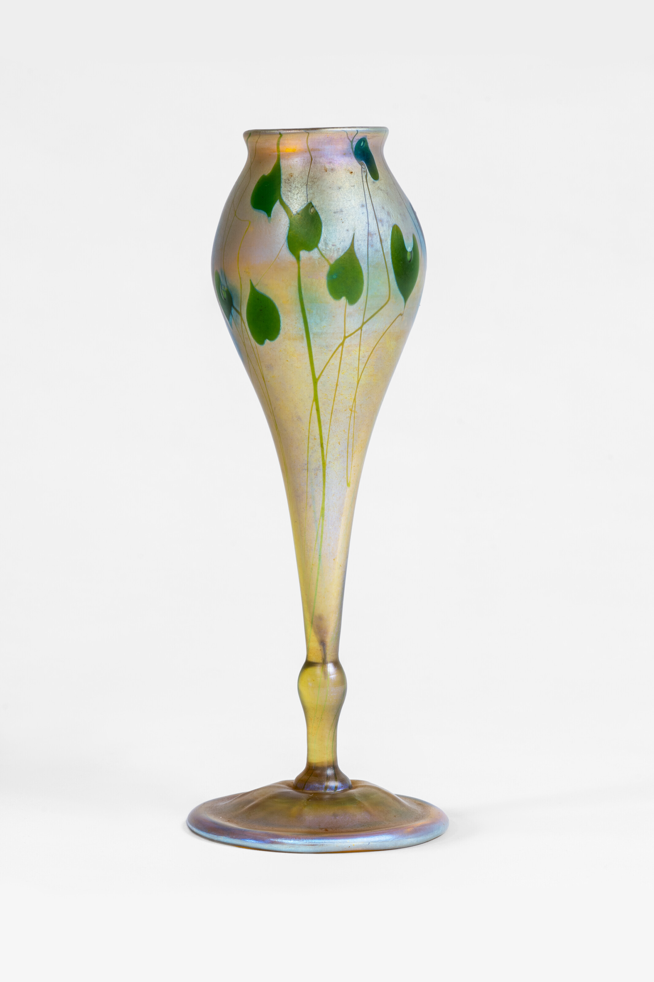 TIFFANY STUDIOS, 'Calyx' Flower Form Vase, circa 1900-1903