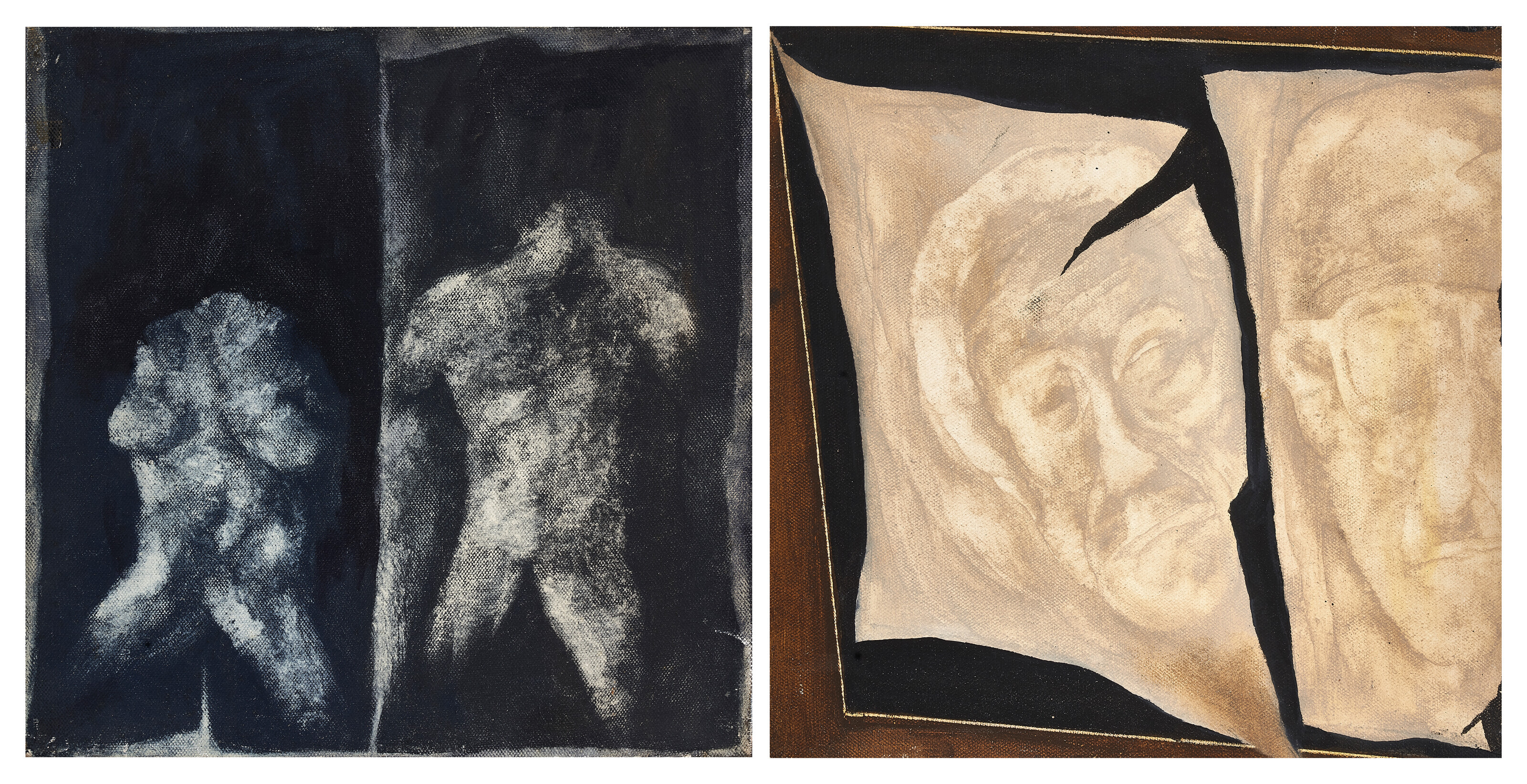 Catalog image of Figures; Faces - Behind the Curtain