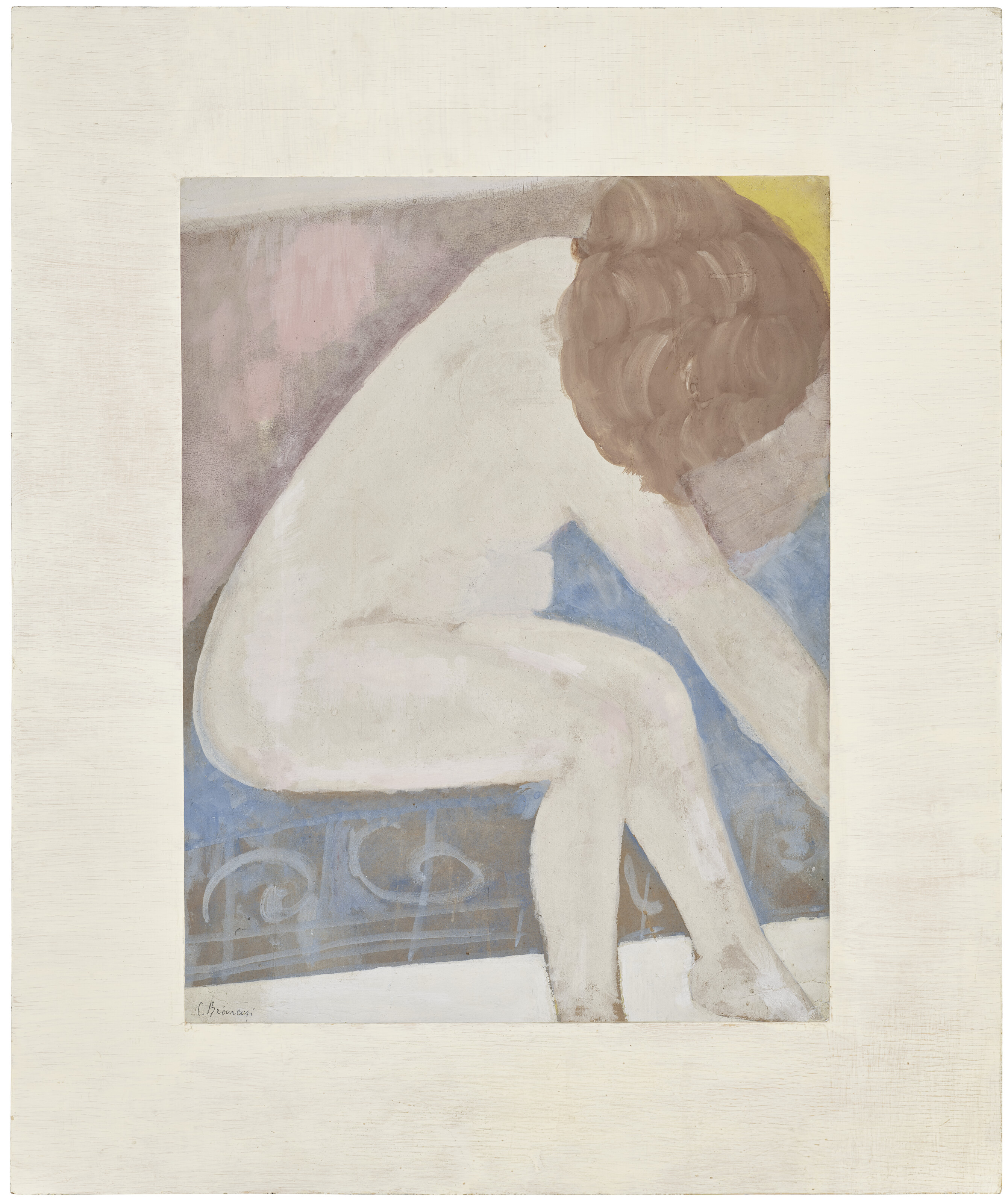 CONSTANTIN BRANCUSI (1867-1957), Sans titre (Femme nue assise