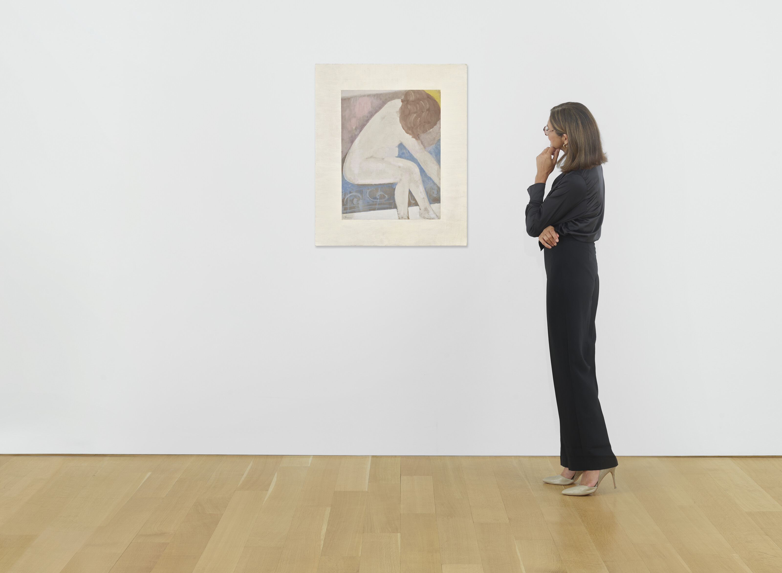 CONSTANTIN BRANCUSI (1867-1957), Sans titre (Femme nue assise