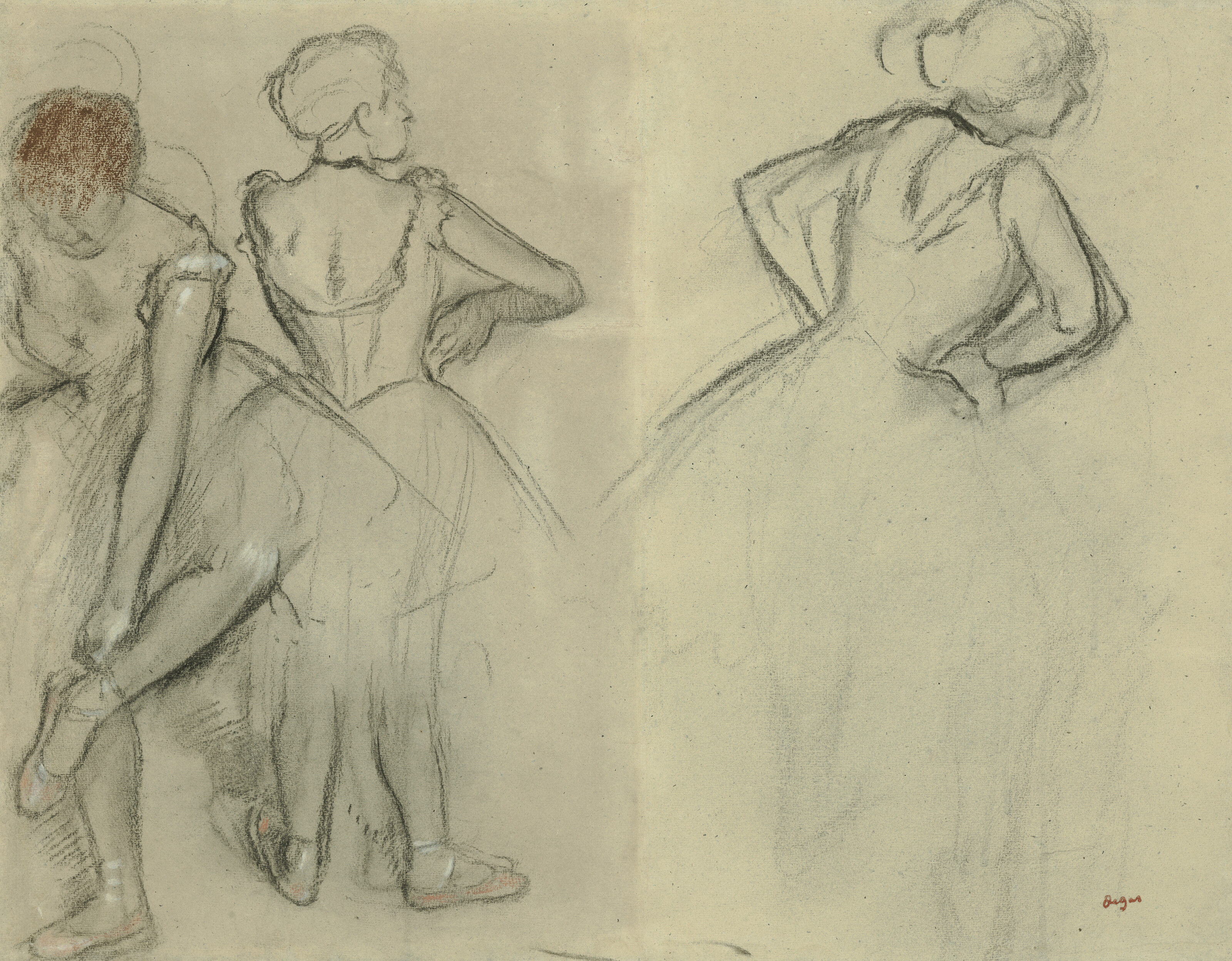 EDGAR DEGAS (1834-1917), Etude de danseuses | Christie's