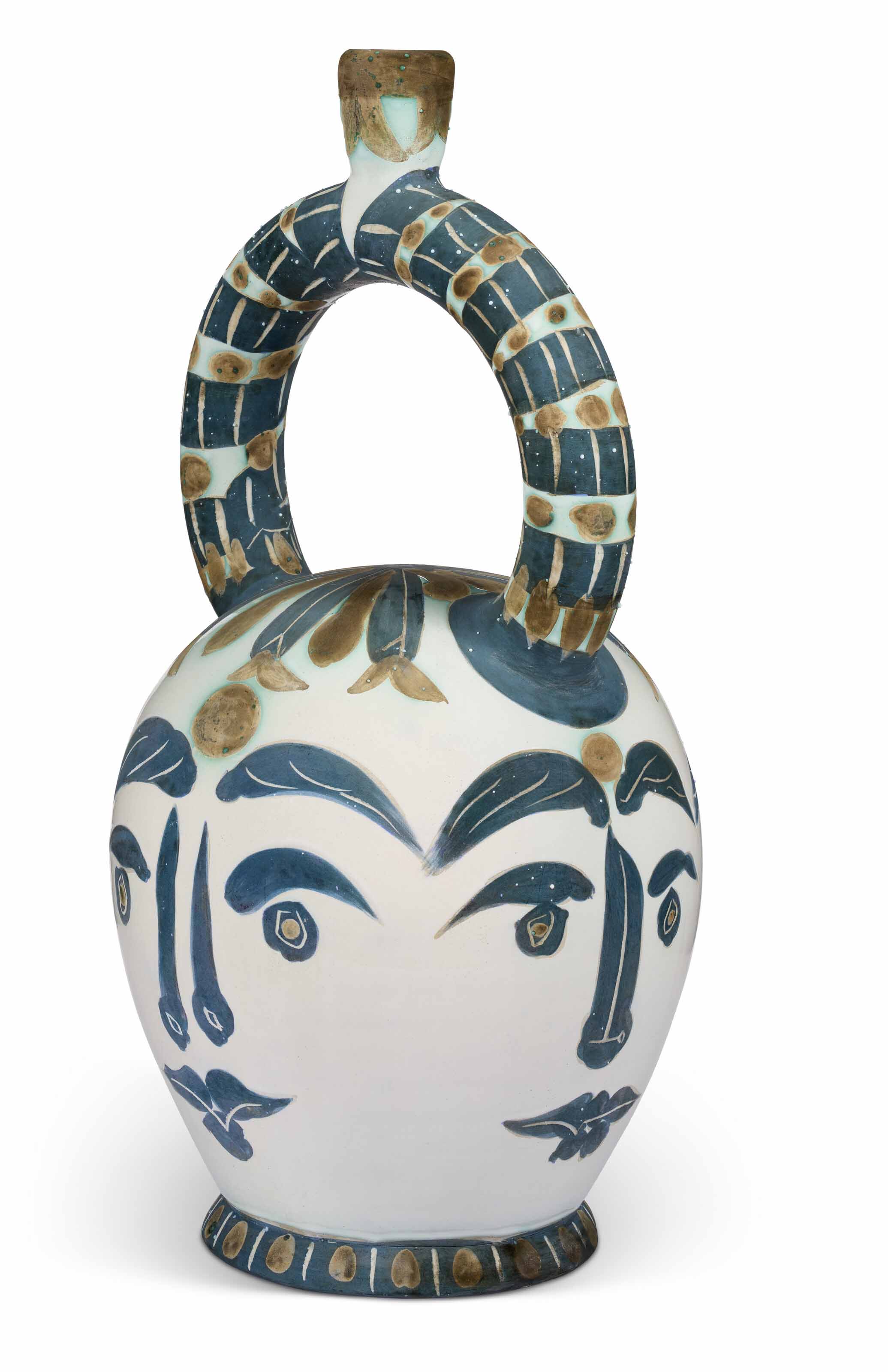 PABLO PICASSO (1881-1973), Vase aztèque aux quatres visages