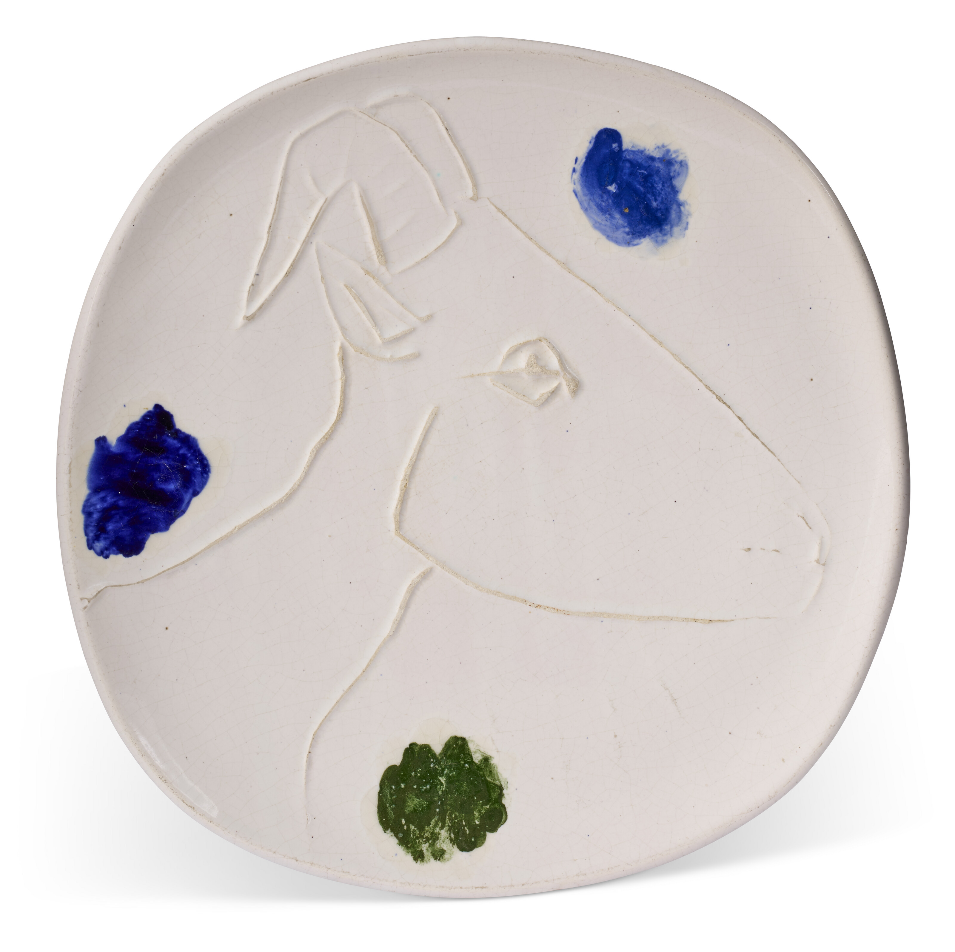 Tête de chèvre de profil (A. R. 151) | Picasso Ceramics Online | 2023 |  Sotheby's, image size:3200x3193
