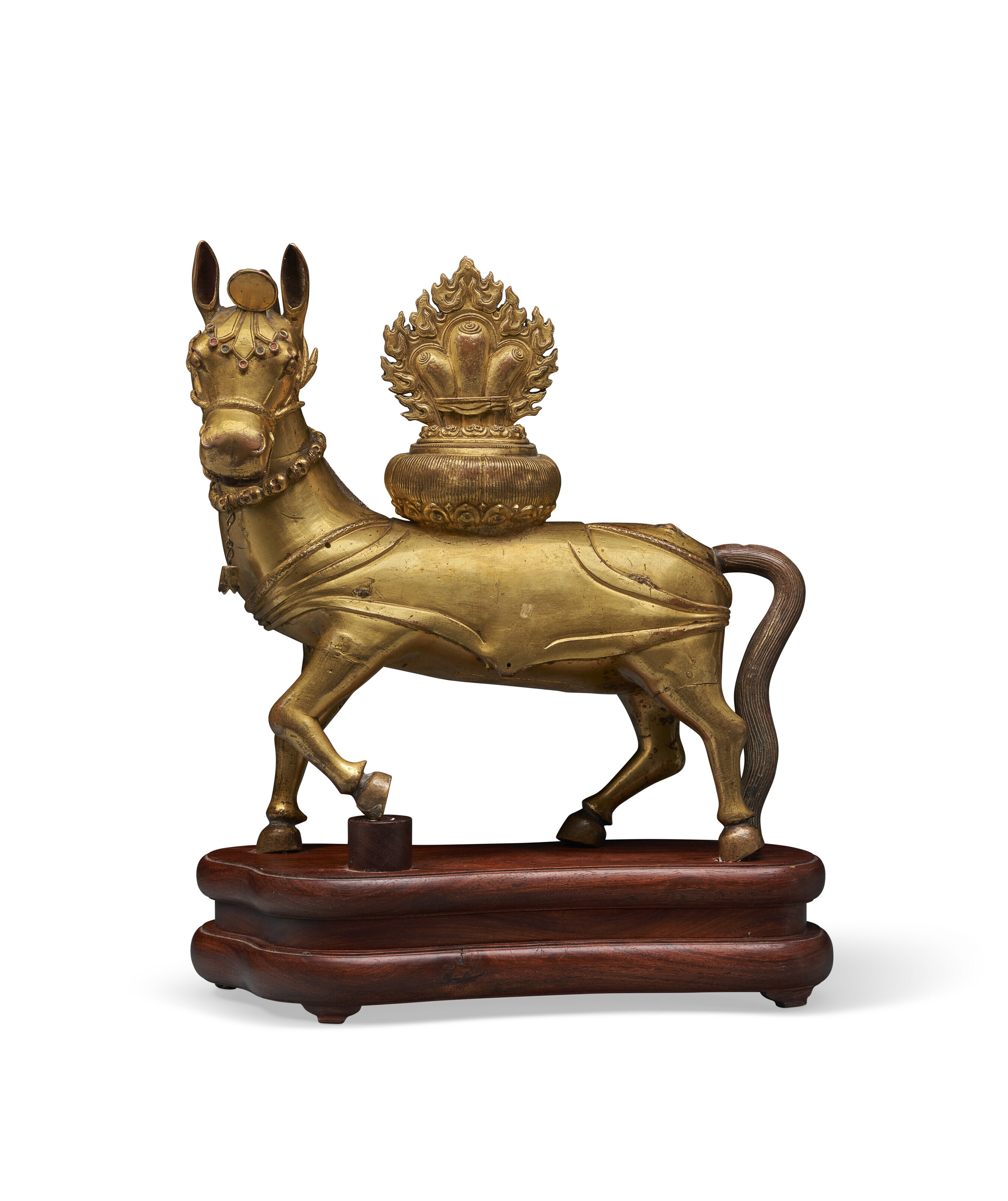 西藏十八世紀銅鎏金風馬像, TIBET, 18TH CENTURY | Christie's
