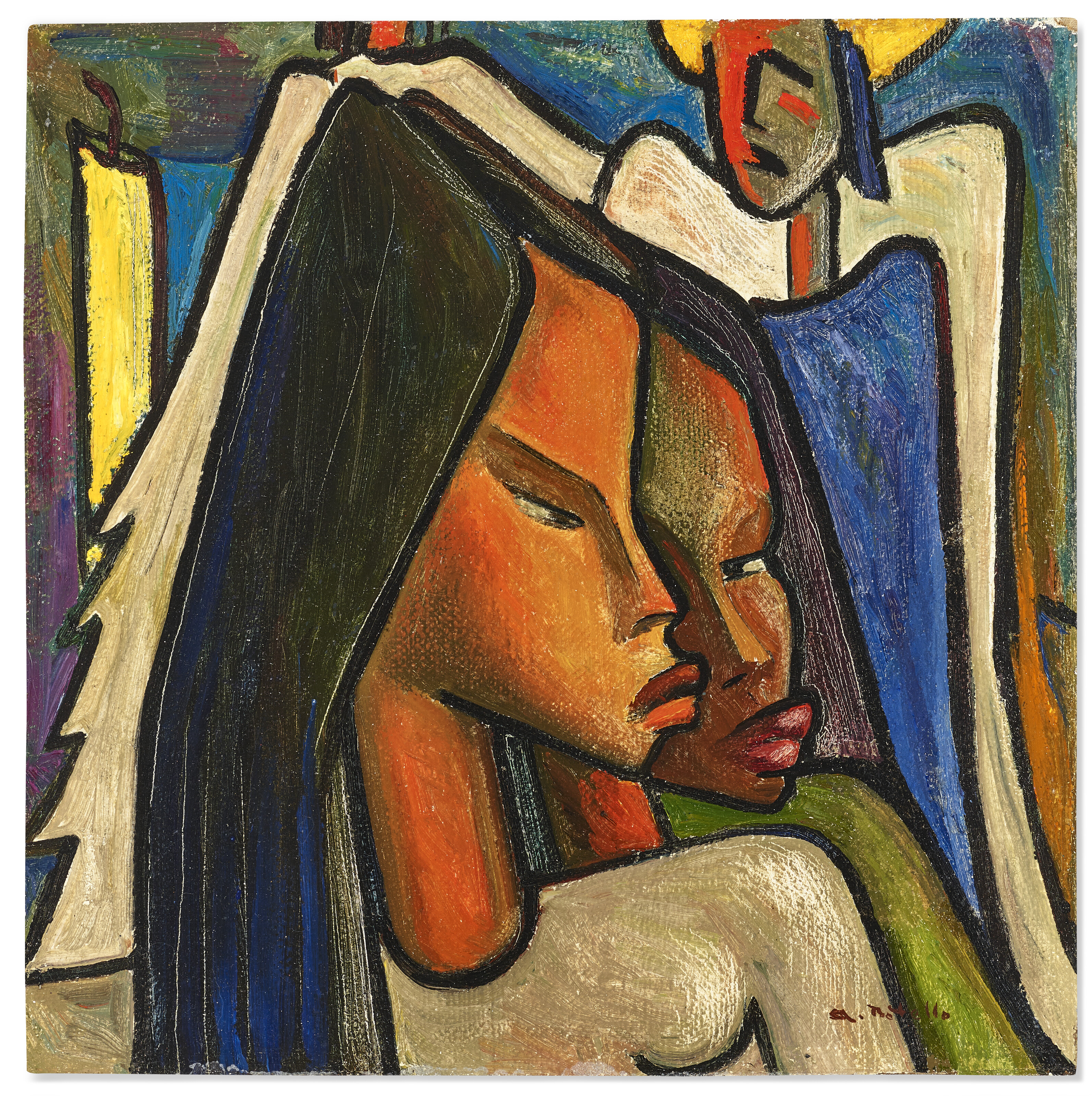 ÁNGEL BOTELLO (1913-1986), Two Heads | Christie’s