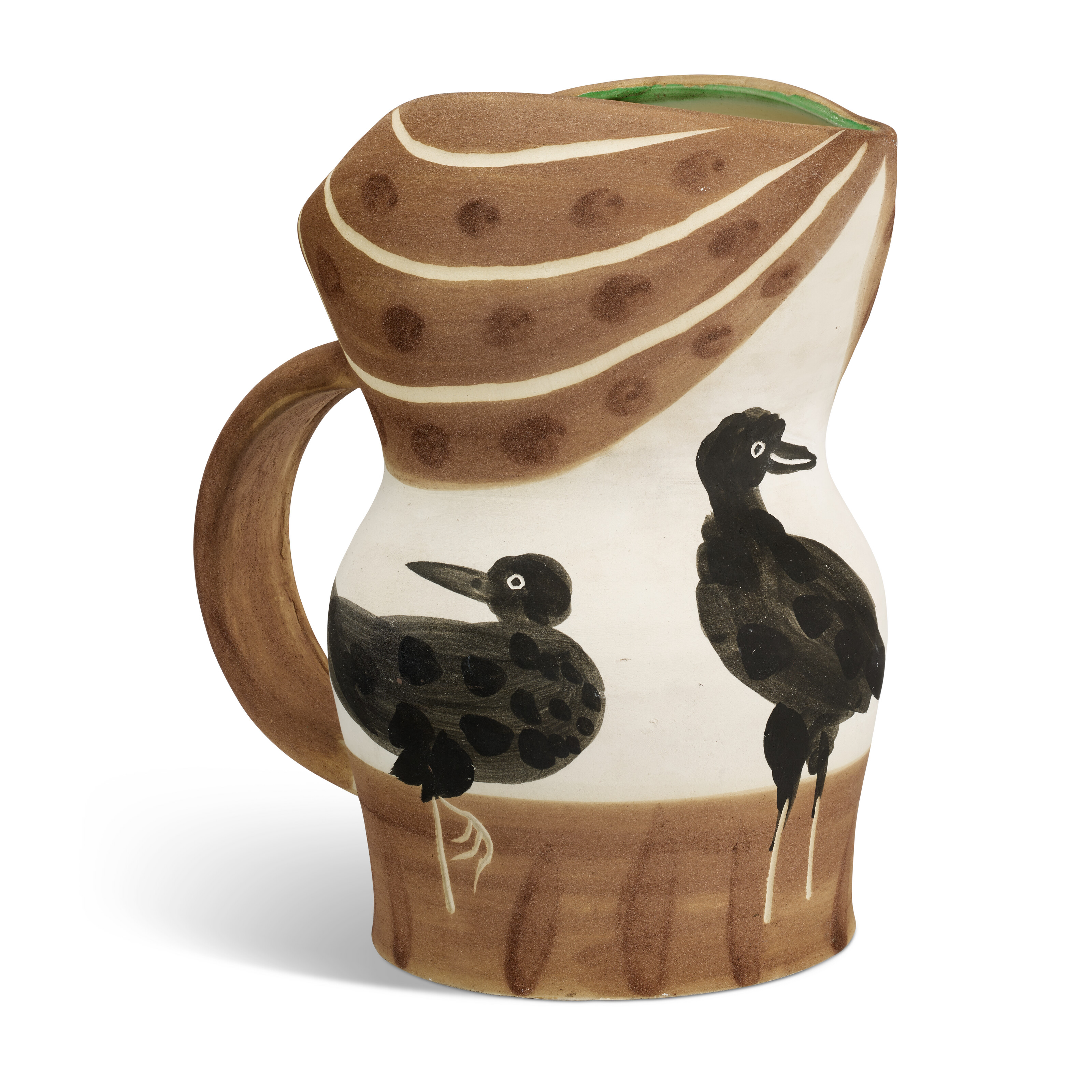 PABLO PICASSO (1881-1973), Pichet gothique aux oiseaux (A.R. 187