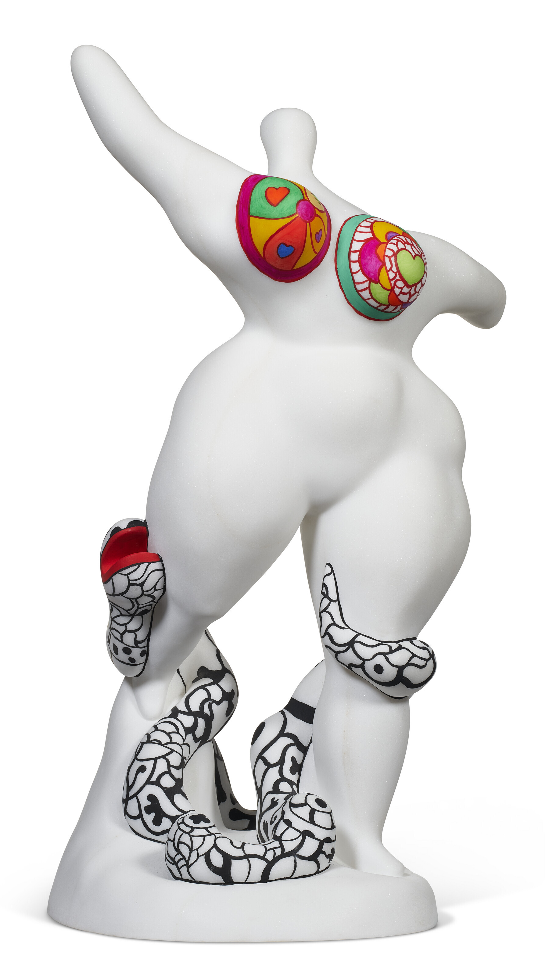 NIKI DE SAINT PHALLE (1930-2002), Standing Nana with Serpent