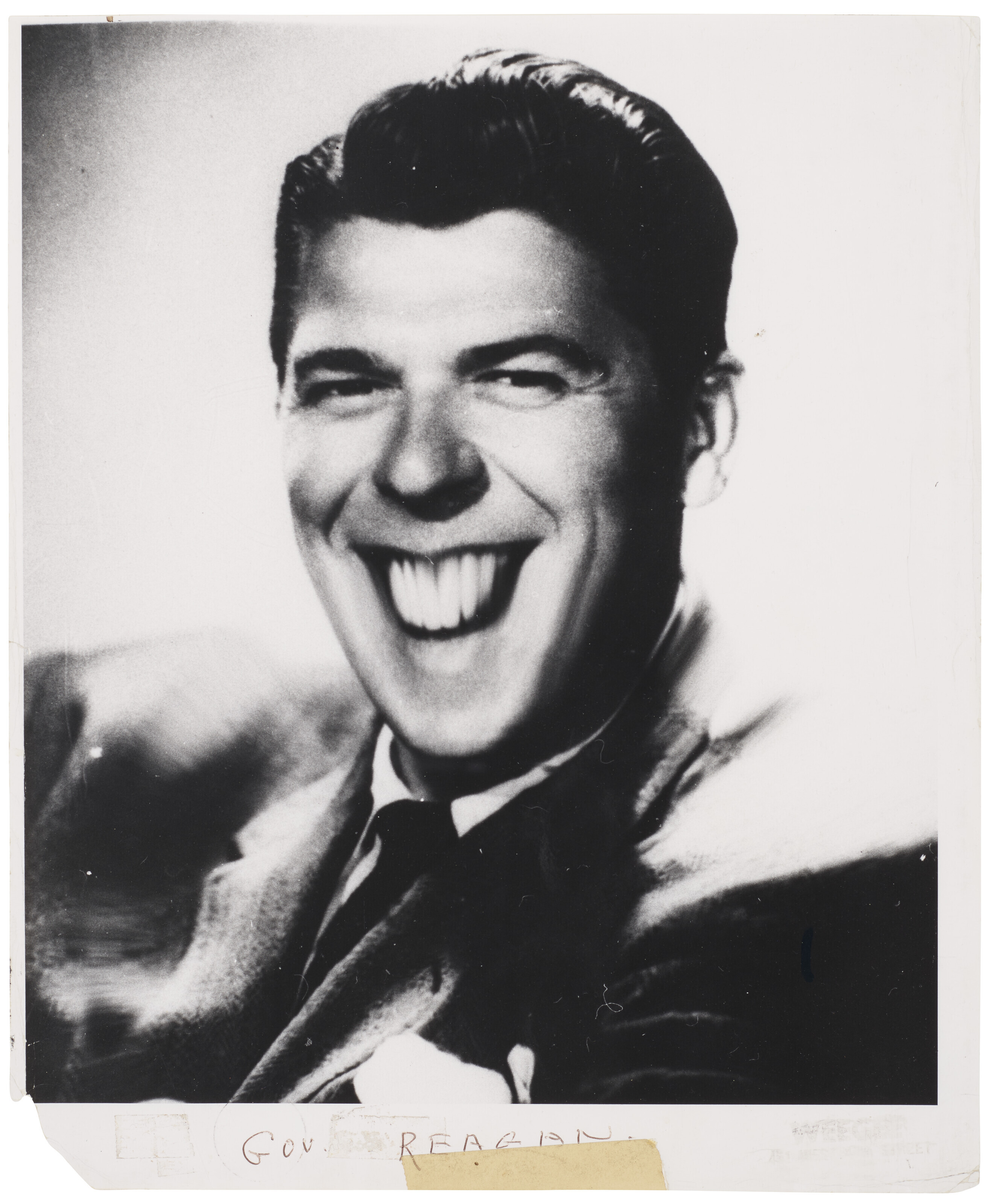 WEEGEE (1899–1968), Ronald Reagan/Distortion, c. 1950s | Christie's