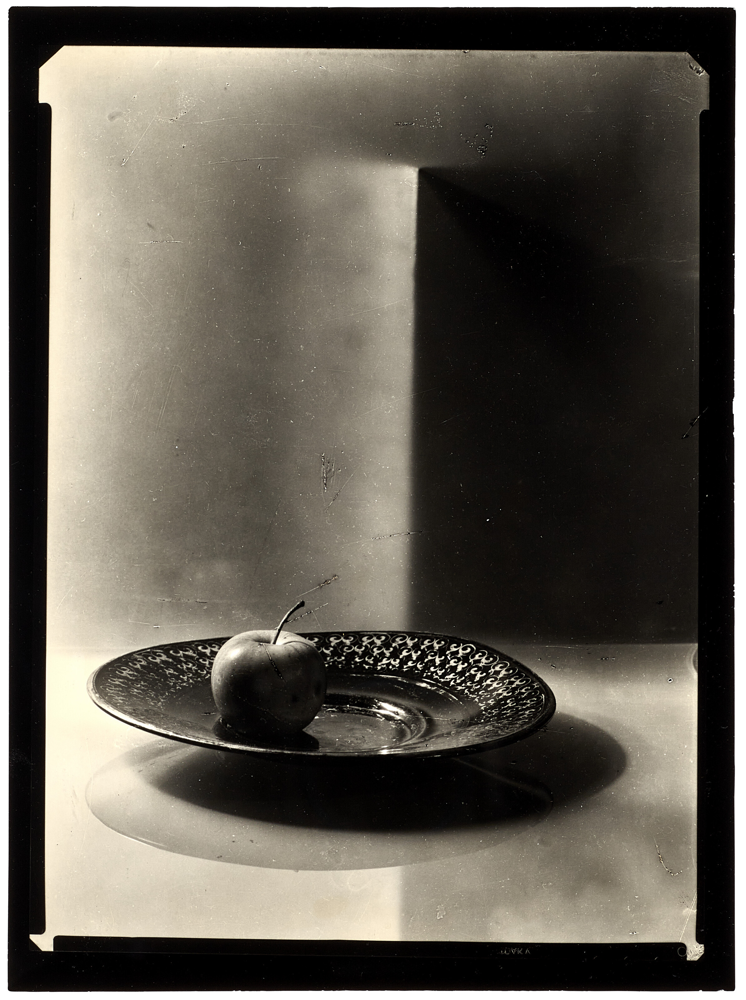 JOSEF SUDEK (1896–1976), Still-Life, Apple on Plate, c. 1960 