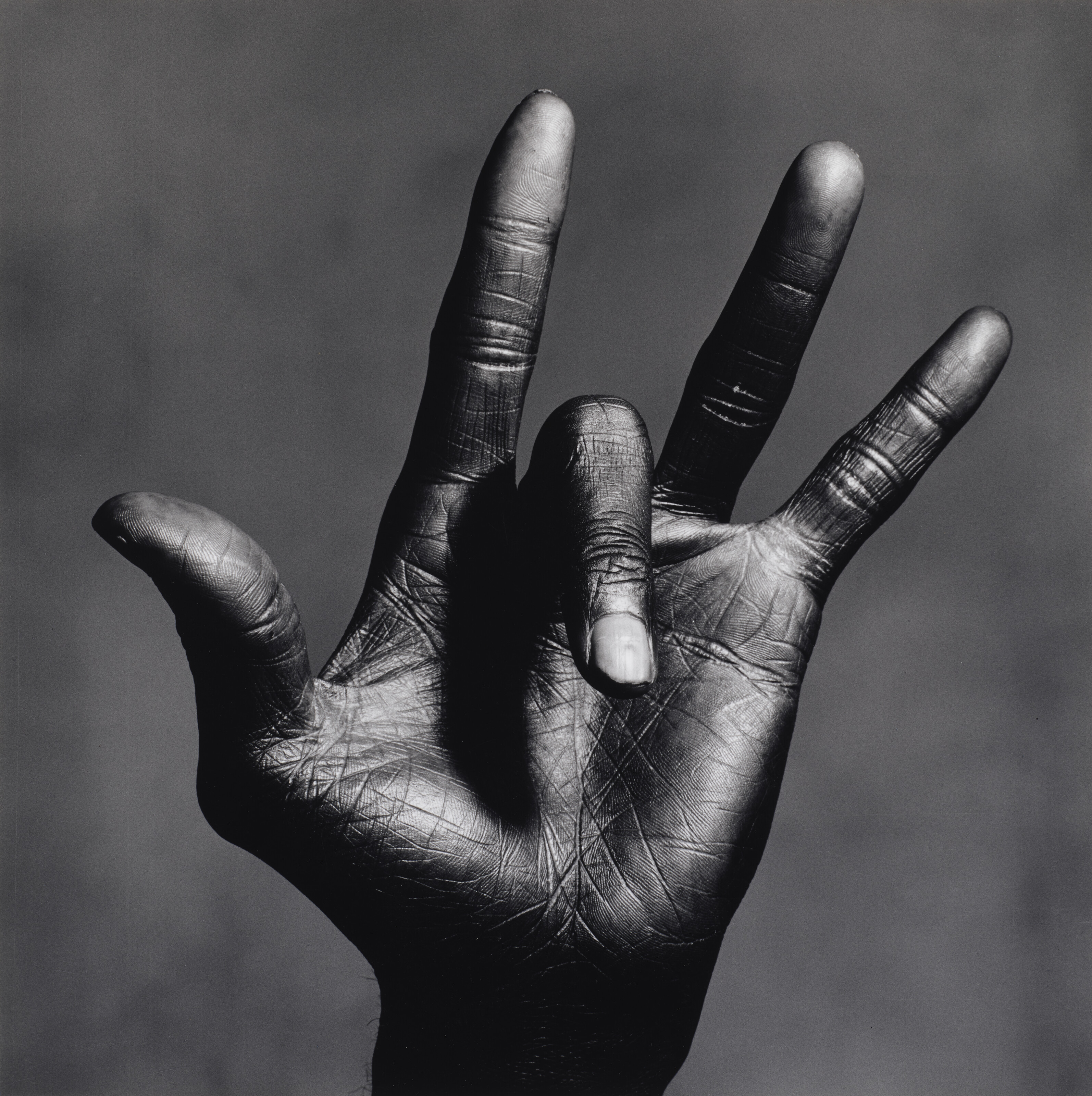 IRVING PENN (1917–2009), The Hand of Miles Davis, New York, July 1